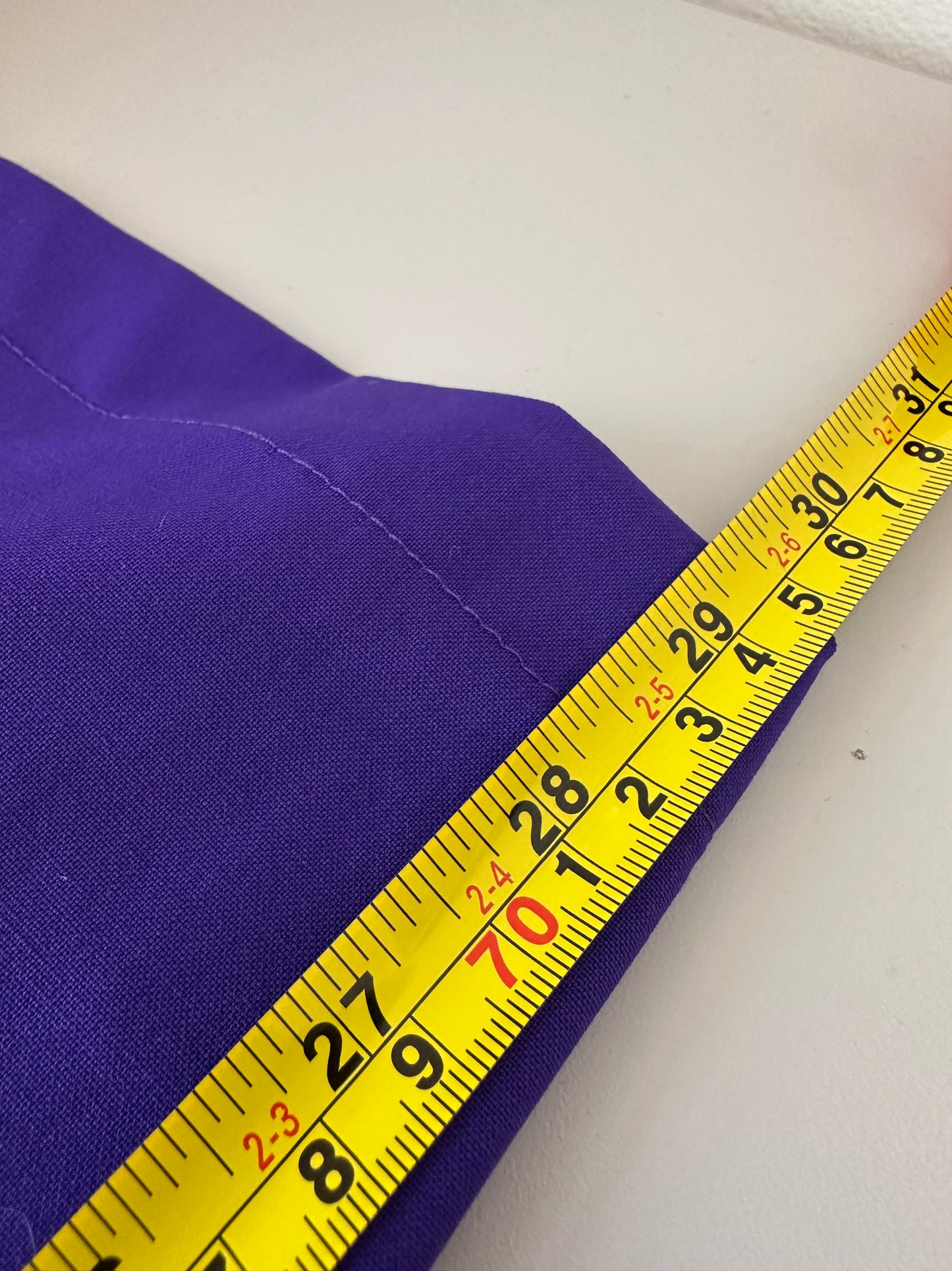 Theory Pleated Low-Rise Wide Leg Pant in Good Wool - Blue Iris (Purple) | Size 2