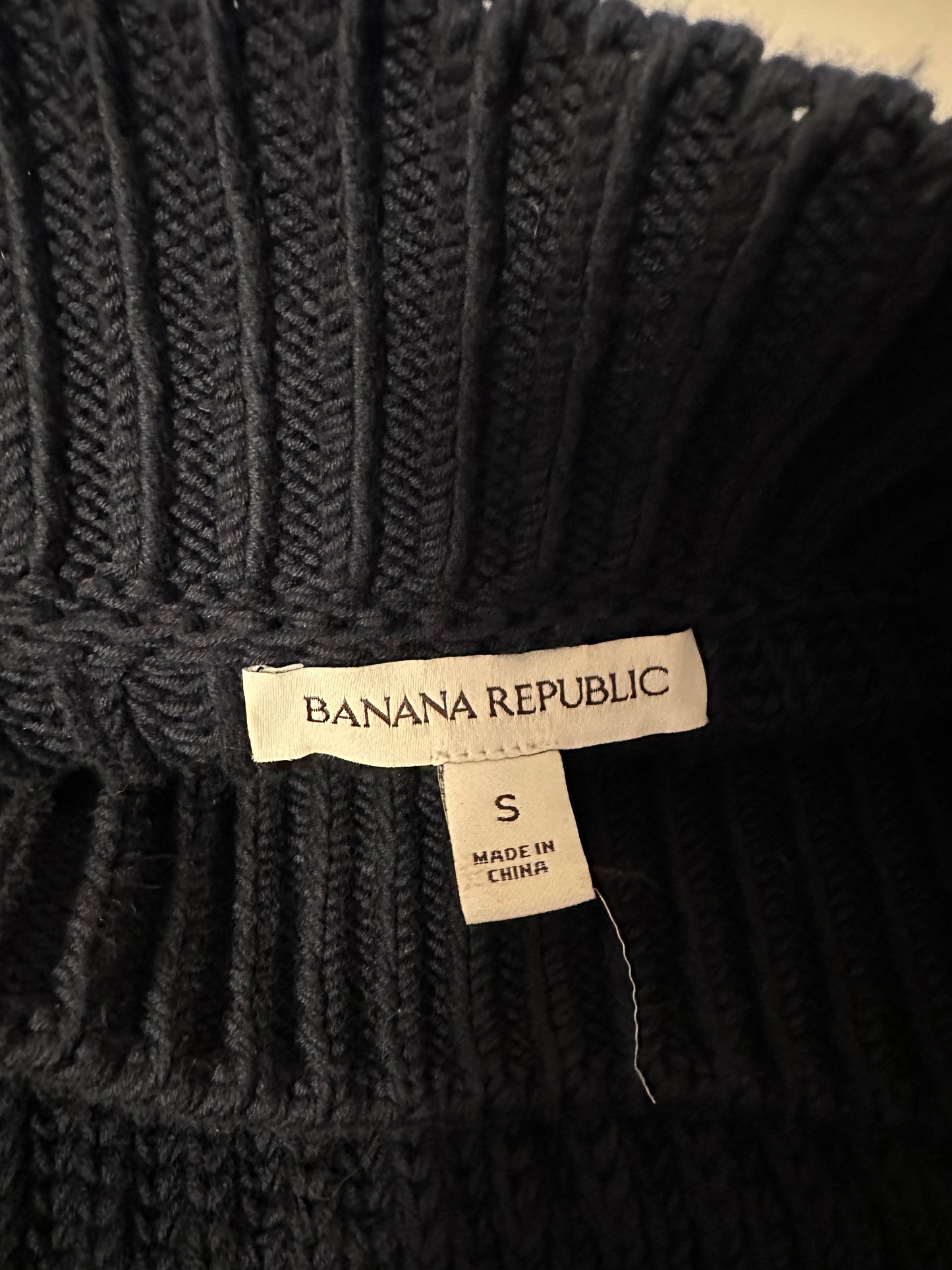 Banana Republic Cotton Striped Button Sweater | Size Small