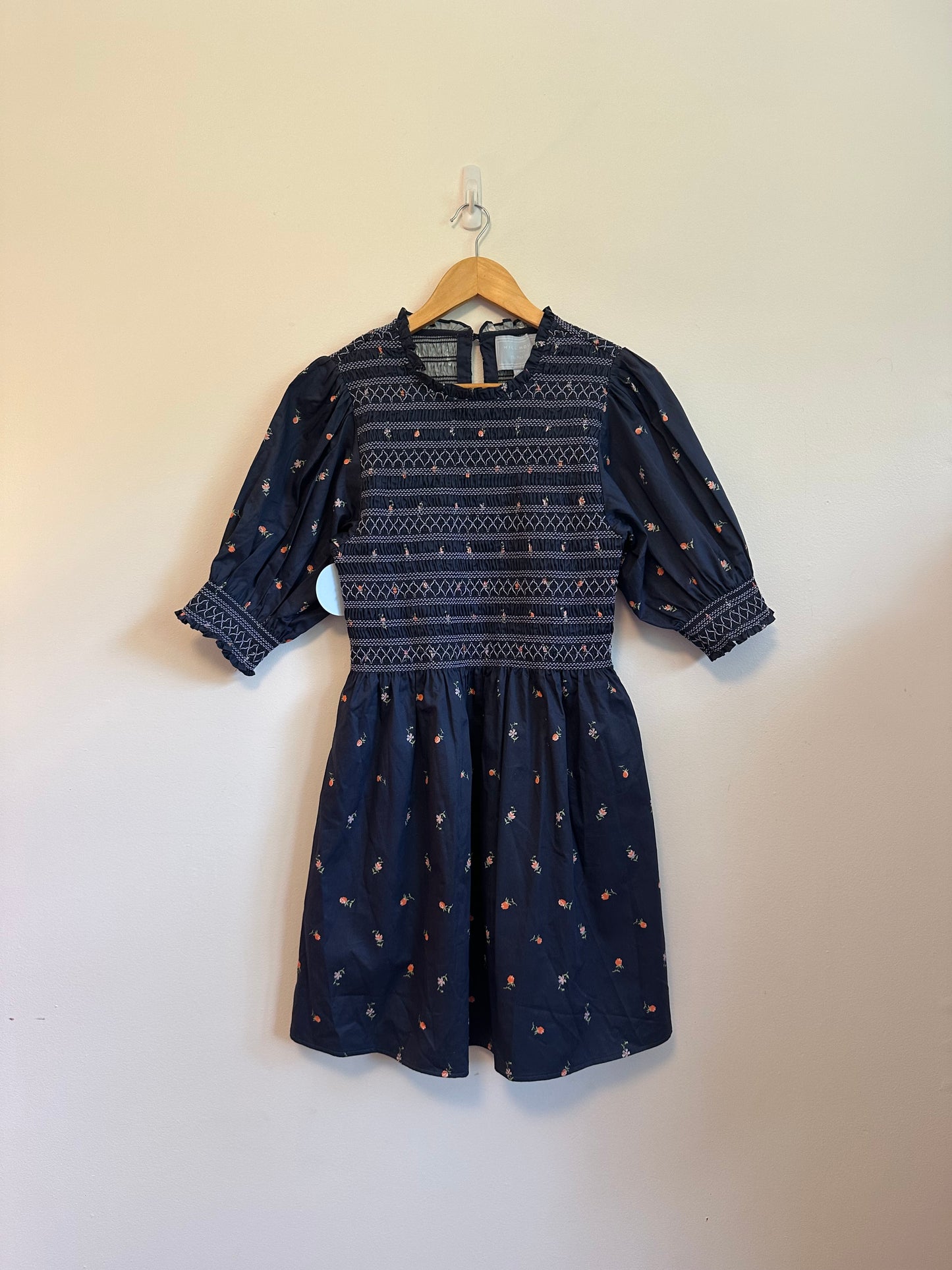 NWT Hill House The Vivi Nap Dress in Navy Petite Fleur Floral | Size Medium