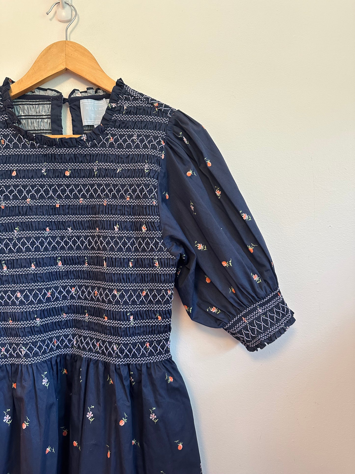 NWT Hill House The Vivi Nap Dress in Navy Petite Fleur Floral | Size Medium
