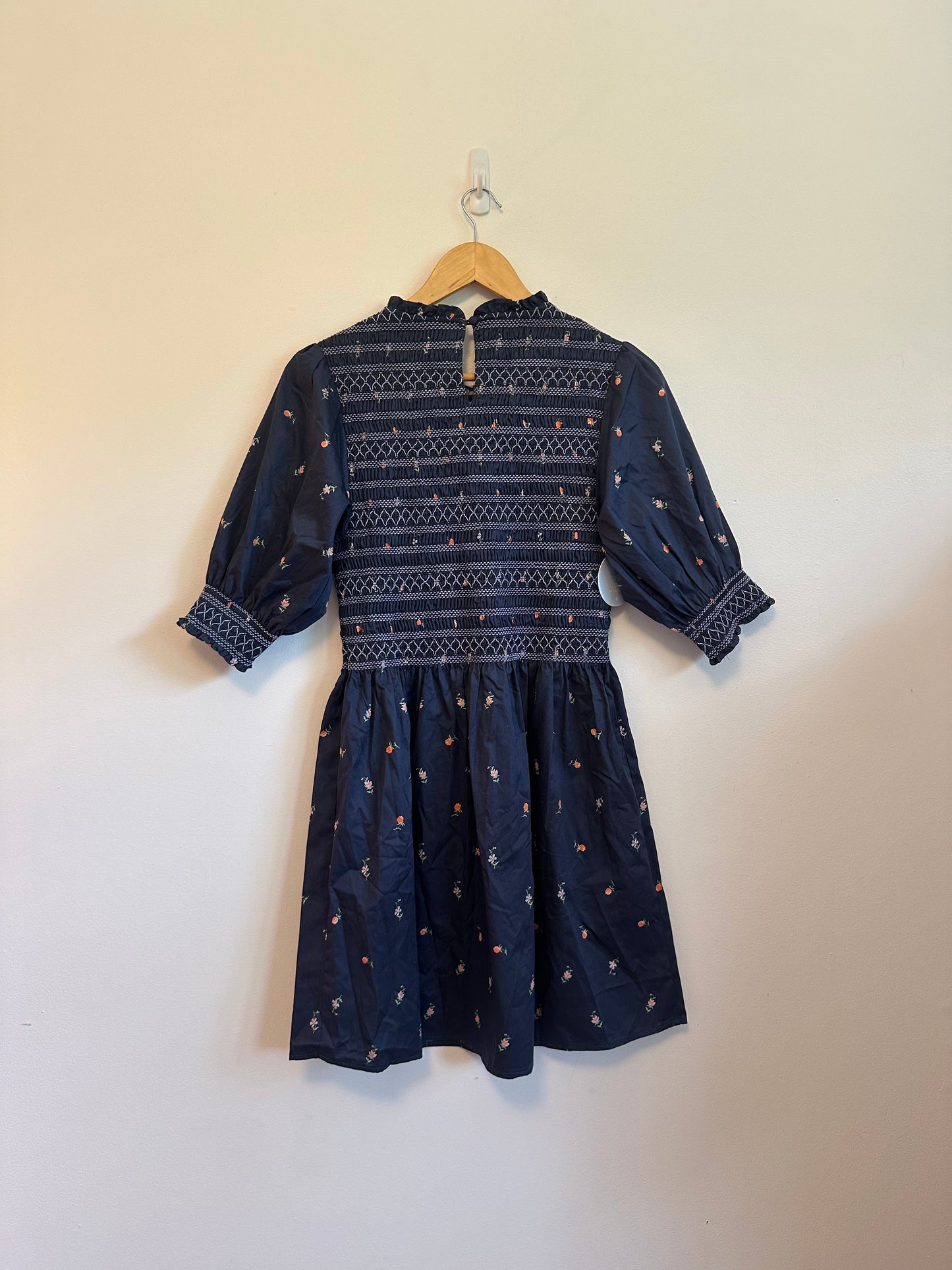 NWT Hill House The Vivi Nap Dress in Navy Petite Fleur Floral | Size Medium