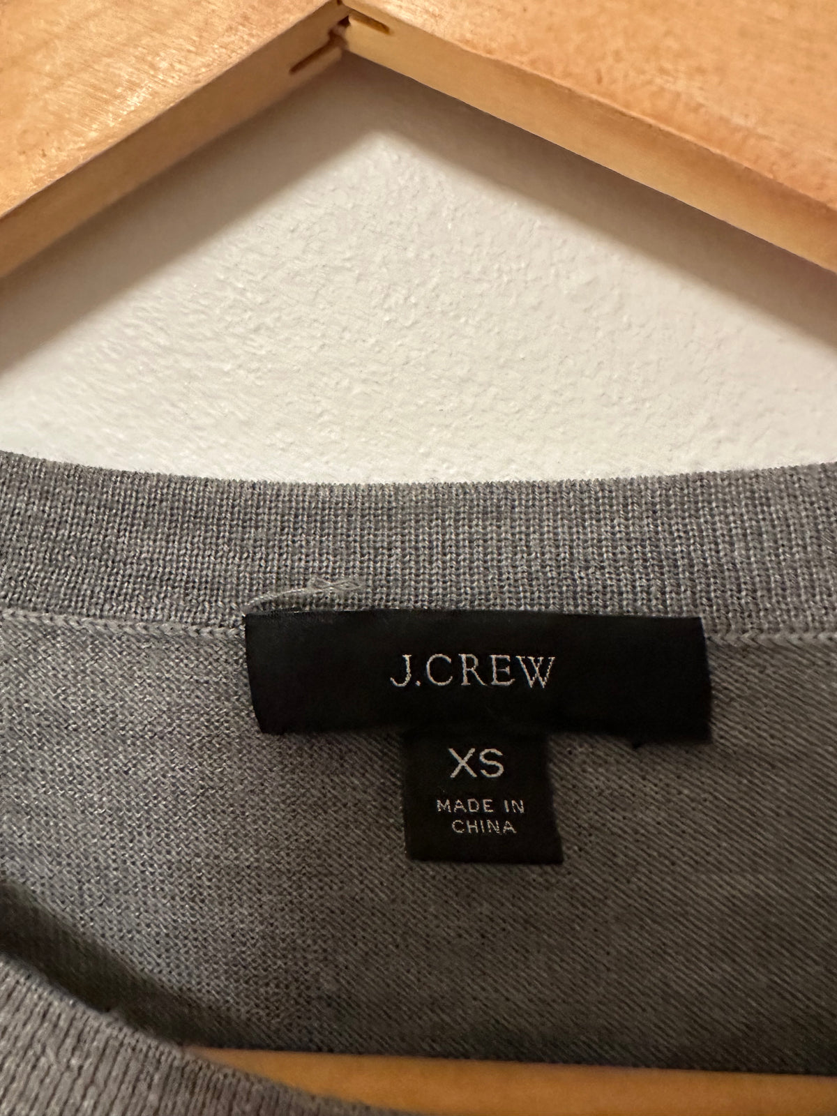 J. Crew Merino Wool Crewneck Sweater in Heather Grey | Size XS