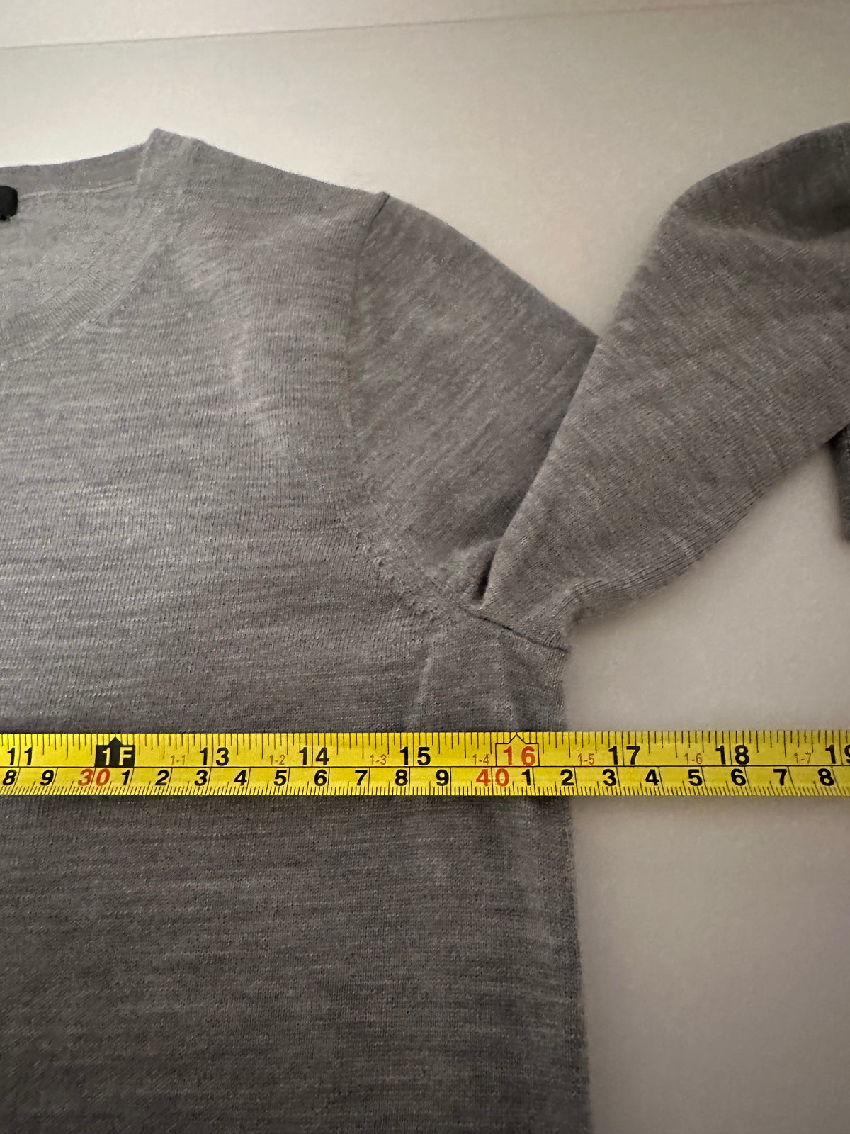 J. Crew Merino Wool Crewneck Sweater in Heather Grey | Size XS