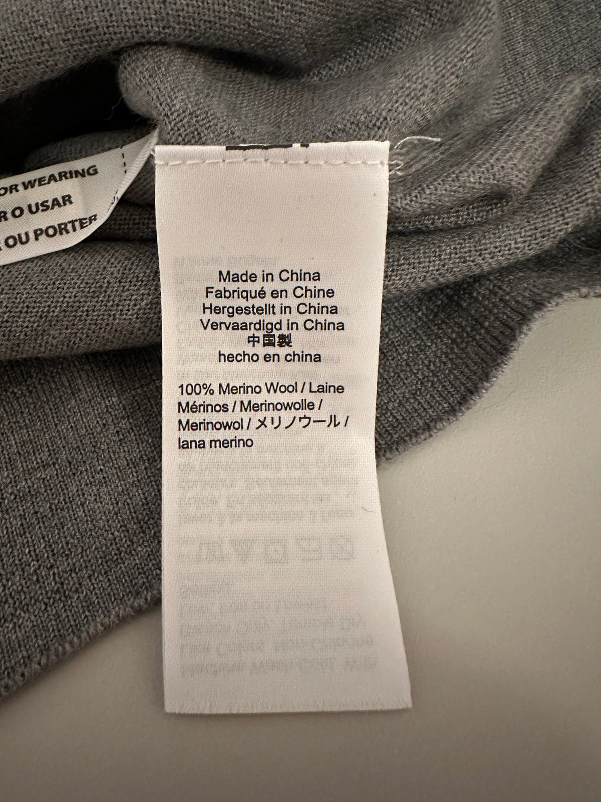 J. Crew Merino Wool Crewneck Sweater in Heather Grey | Size XS