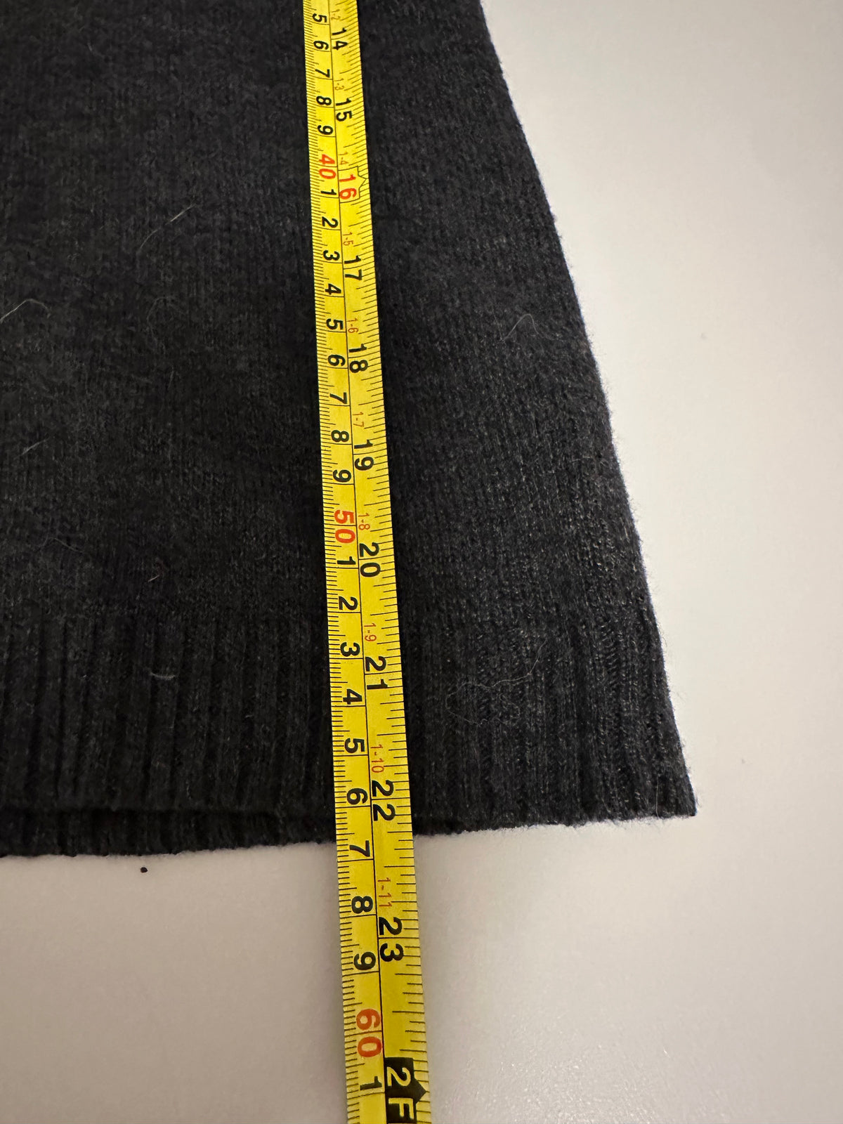 Gap Charcoal Gray Wool Blend Cowl Neck Long Sleeve Sweater | Size Small