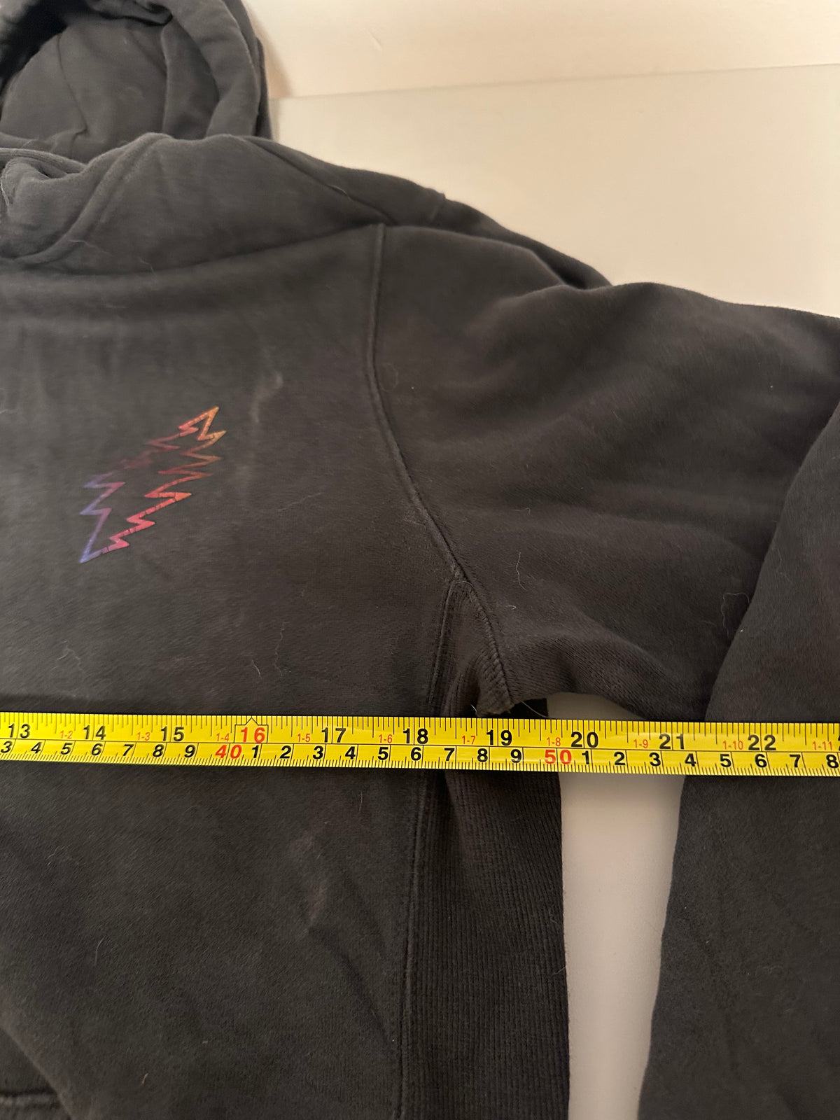 Spiritual Gangster x Grateful Dead Rainbow Foil Zip Up Hoodie in Black | Size Small
