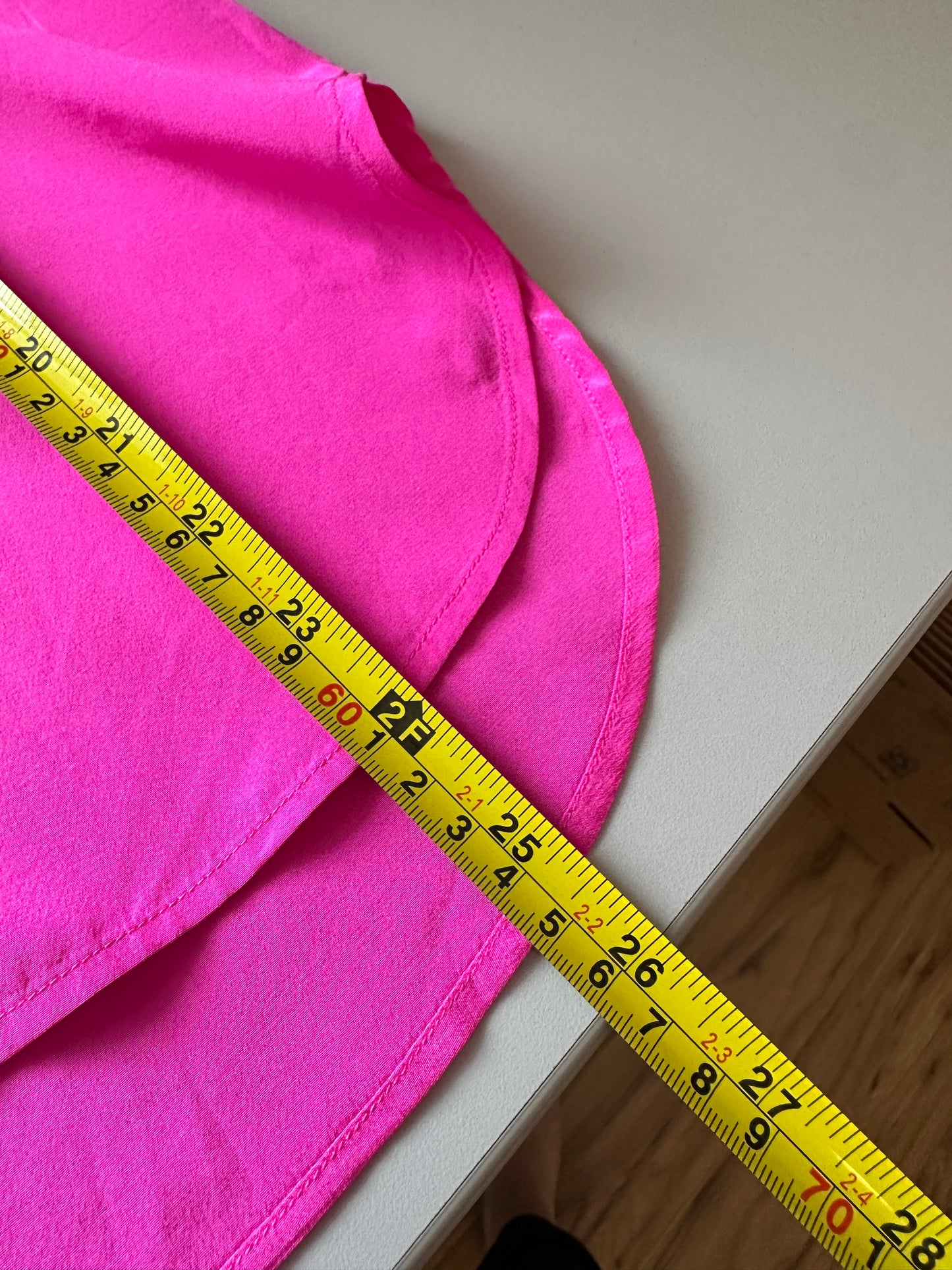 A.L.C. Hot Pink Silk Kinsley Top | Size 8