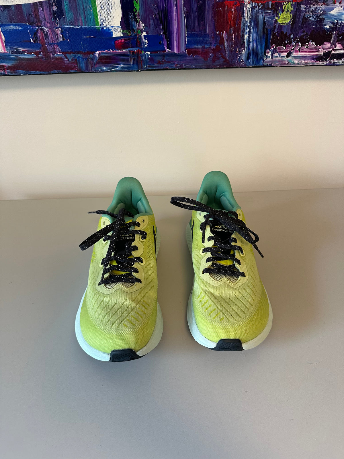 Altra Experience Form Running Shoes in Yellow and Green | Size 7.5