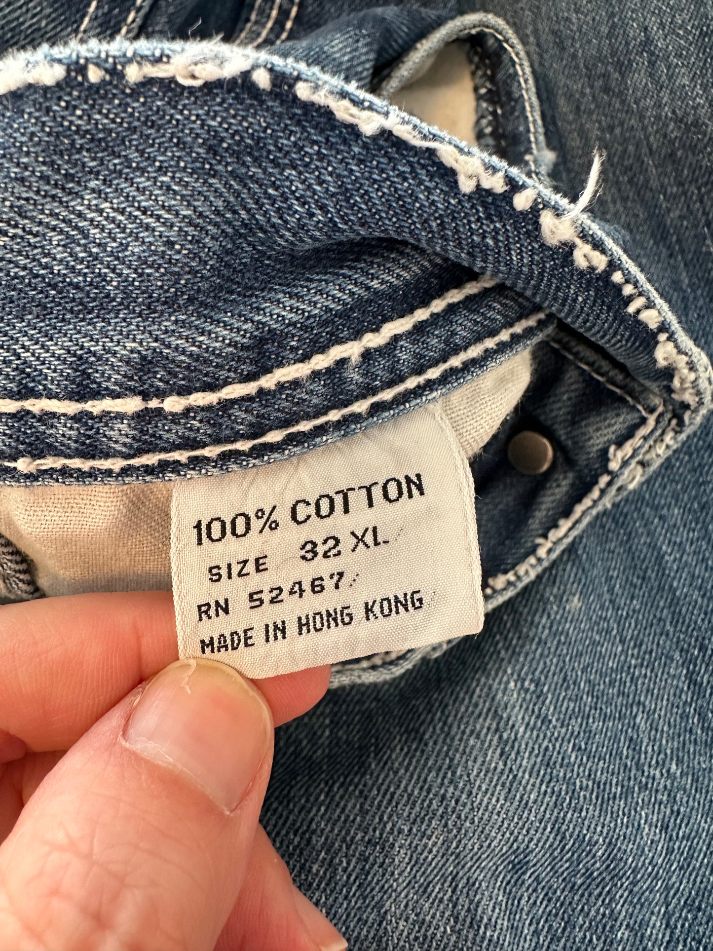Lawman Vintage Cotton Carpenter Jeans | Made in Hong Kong | Size 4