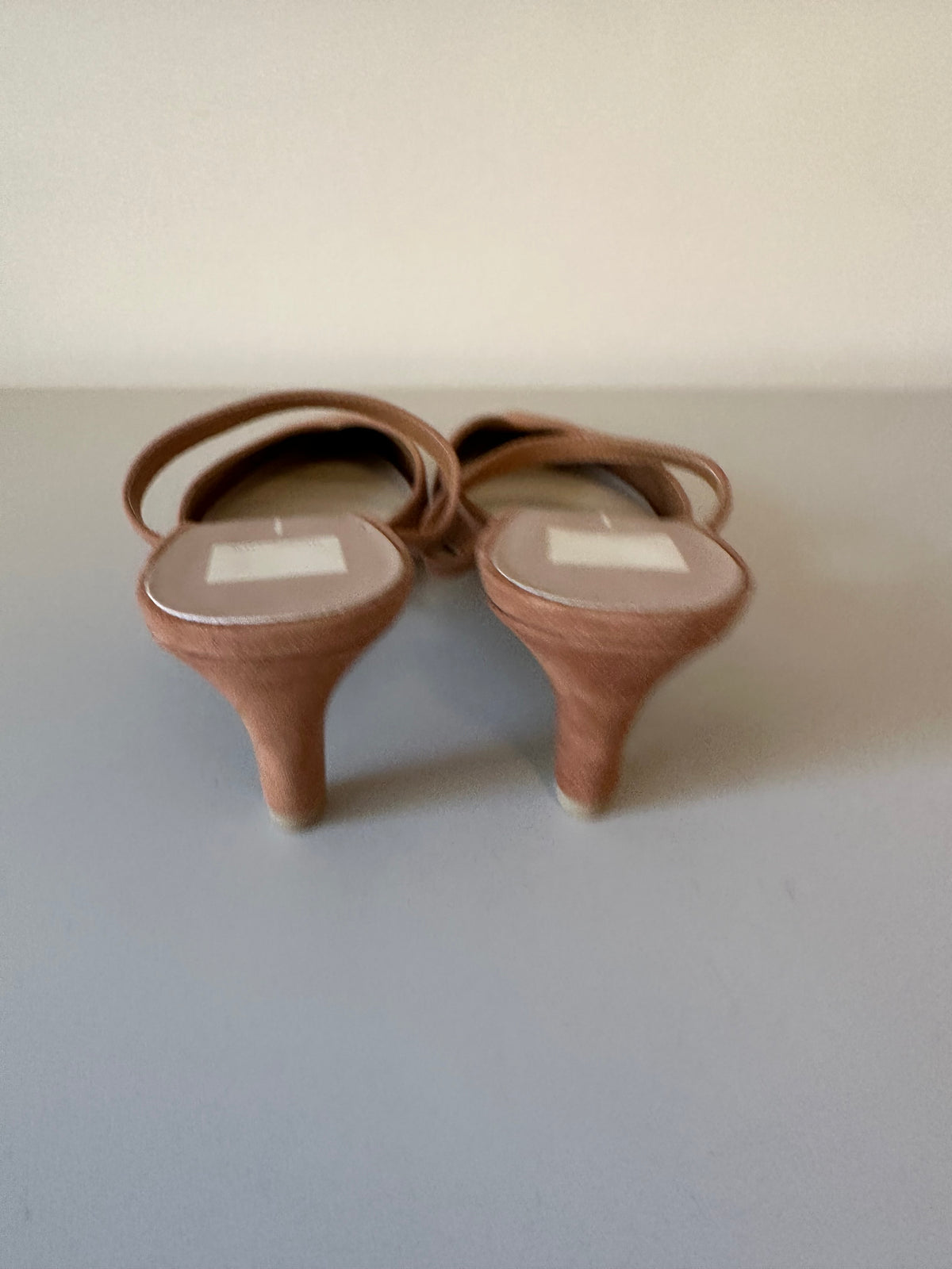 Dolce Vita Cognac Brown Suede Pointed Toe Mules | Size 9