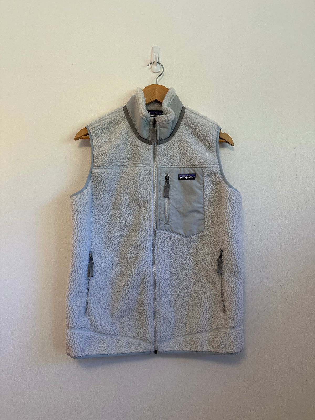 Patagonia Classic Retro-X Fleece Vest in Pelican Gray | Size Large