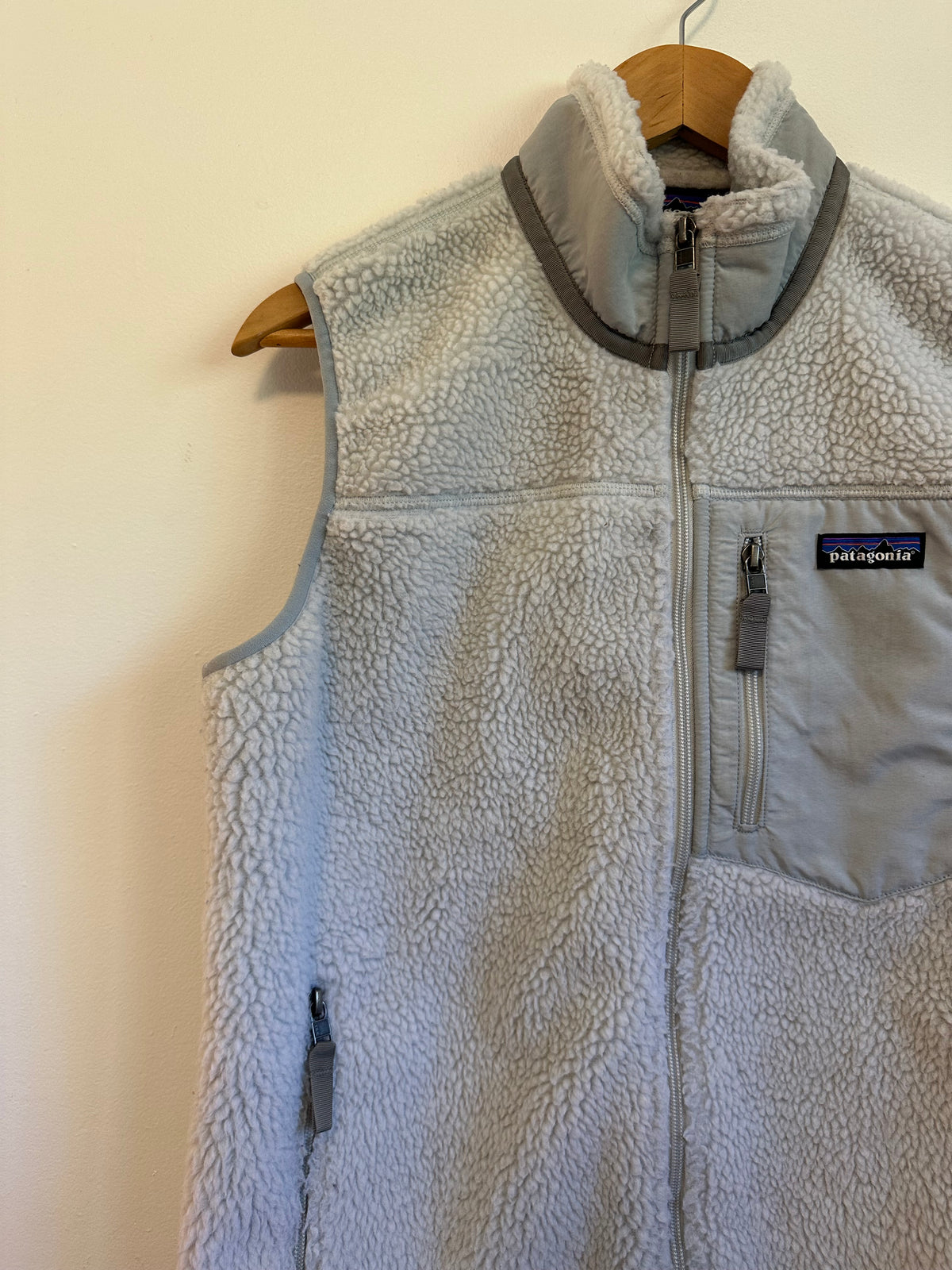 Patagonia Classic Retro-X Fleece Vest in Pelican Gray | Size Large