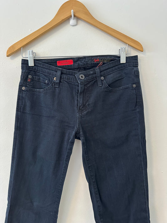 AG The Willow Dark Blue Low Rise  Pants | Size 27