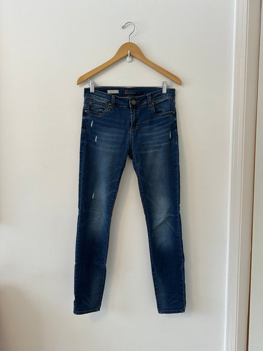 Kut From The Kloth Toothpick Skinny Distressed Jeans | Size 6