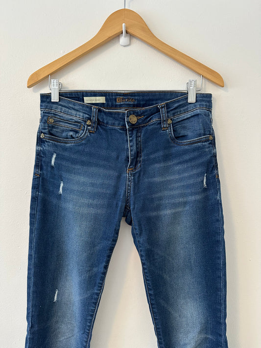 Kut From The Kloth Toothpick Skinny Distressed Jeans | Size 6