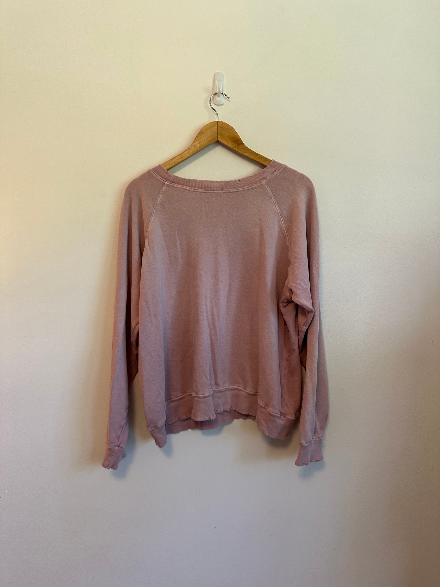 I Stole My Boyfriends Shirt "Vermont" Embroidered Sweatshirt in Dusty Mauve | Size M/L