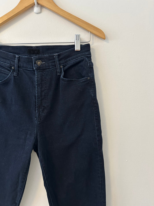 Mother Denim The Stunner Zip Two Step Fray Jeans in Holding Hands | Size 28