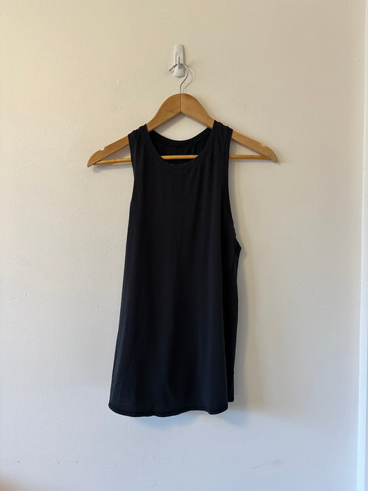 Lululemon Black Open Back Sleeveless Tank Top | Size Small