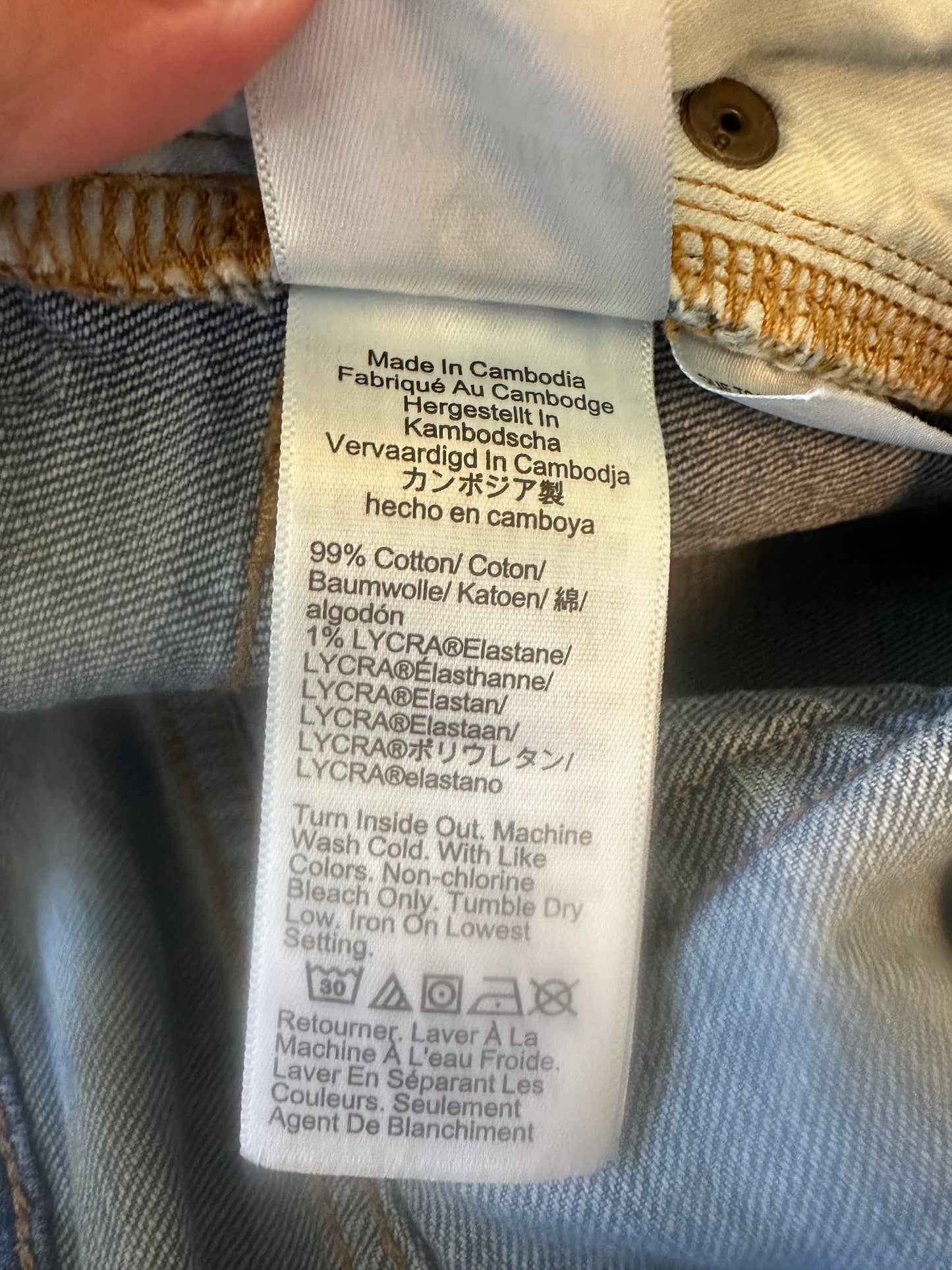 J. Crew Mid Rise Flare Crop Distressed Jeans | Size 29