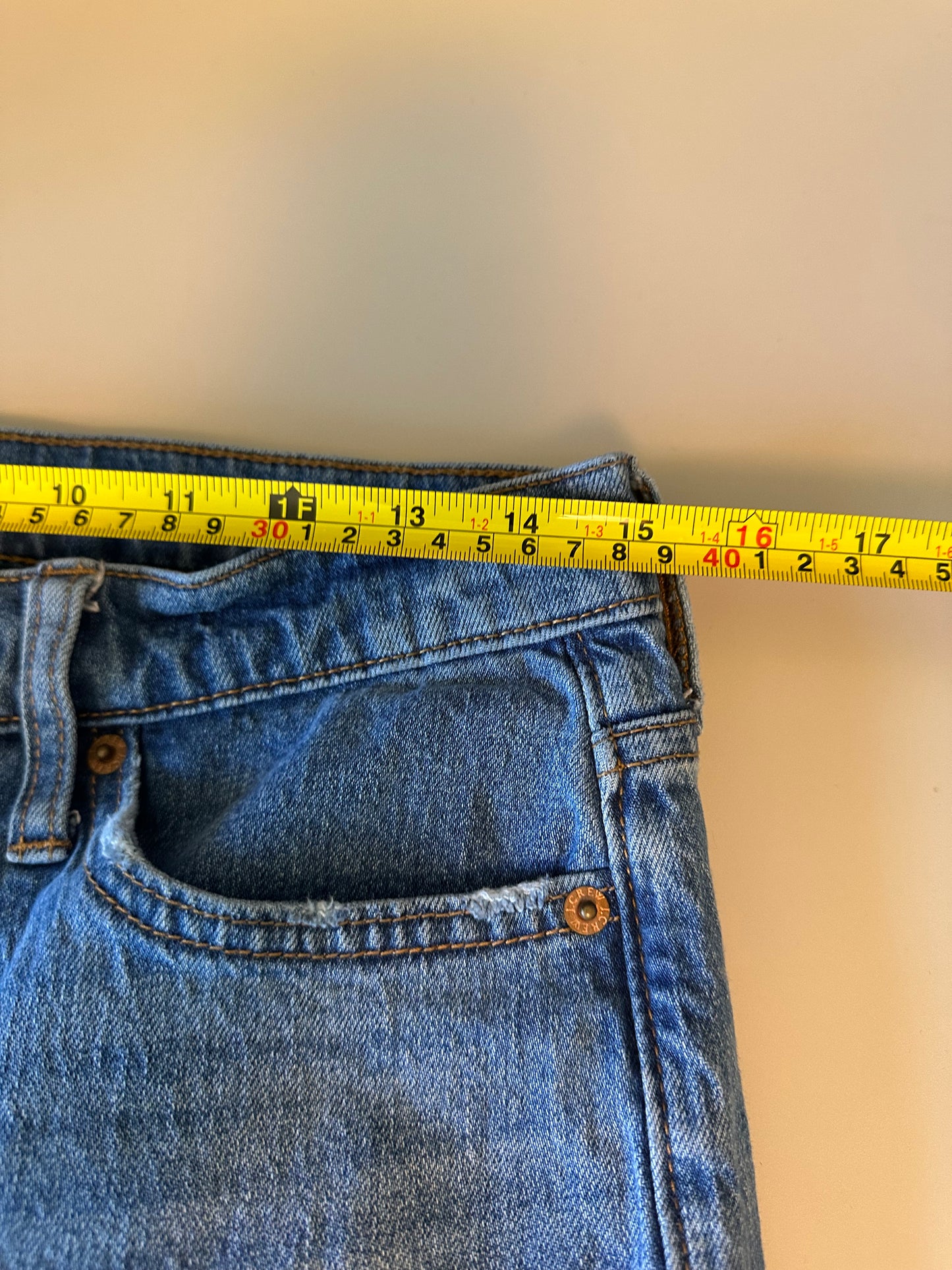 J. Crew Mid Rise Flare Crop Distressed Jeans | Size 29