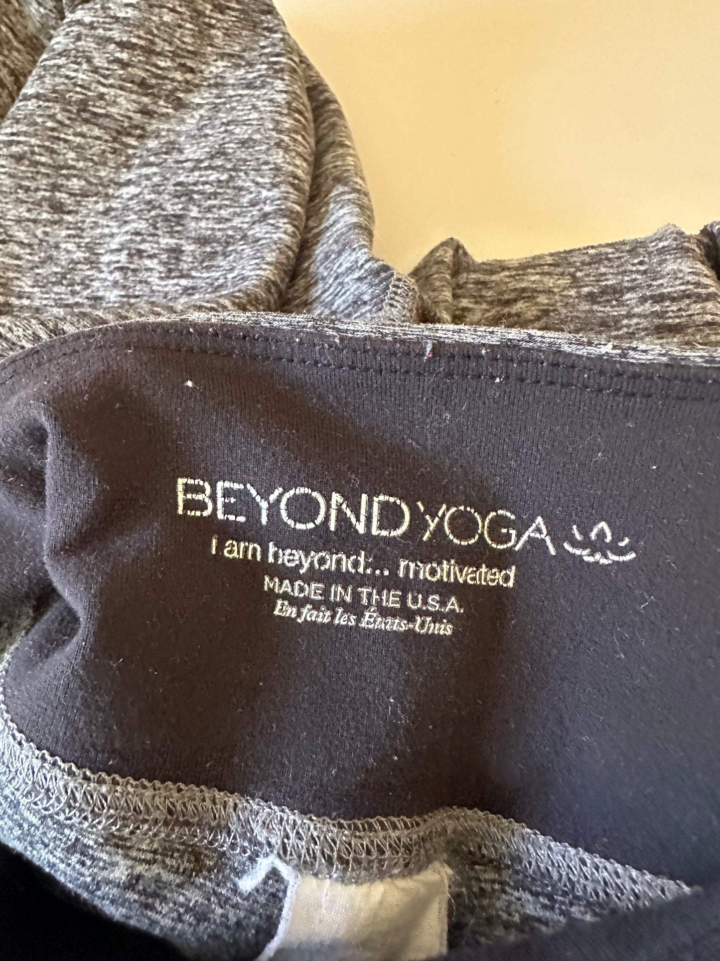 Beyond Yoga Gray Space Dye Leggings
