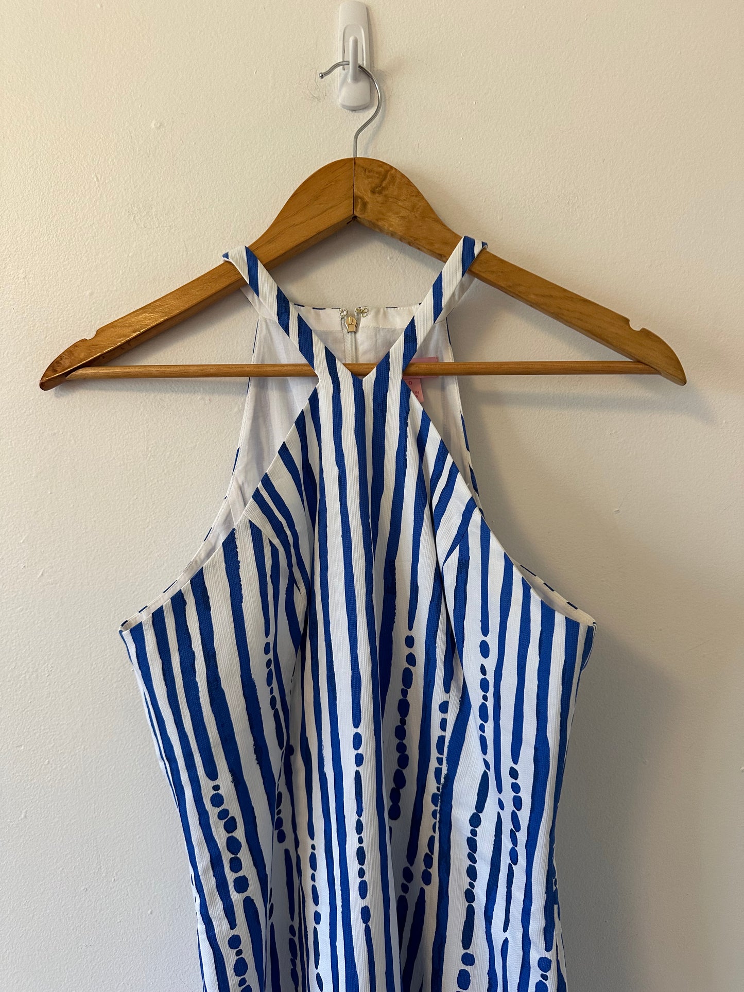 Lilly Pulitzer Iveigh Cotton Shift Dress in Blue Crush Bay Stripe | Size 0