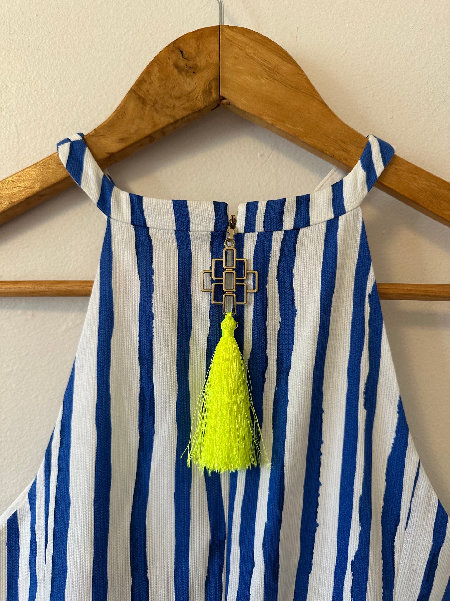 Lilly Pulitzer Iveigh Cotton Shift Dress in Blue Crush Bay Stripe | Size 0