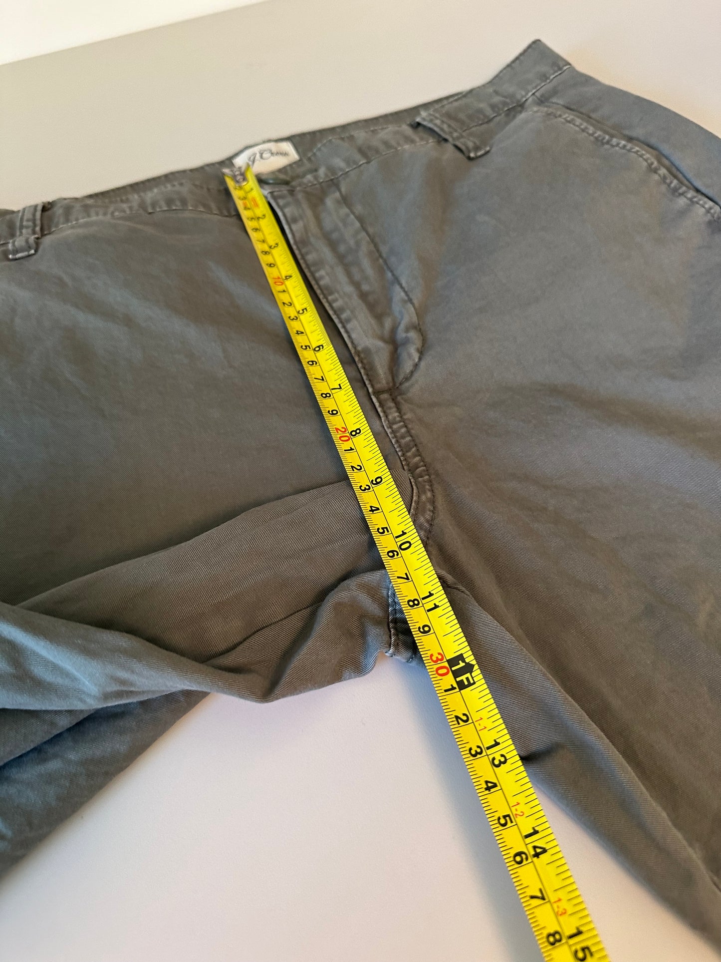 J. Crew Slouchy Boyfriend Chino Pants in Olive Green | Size 28