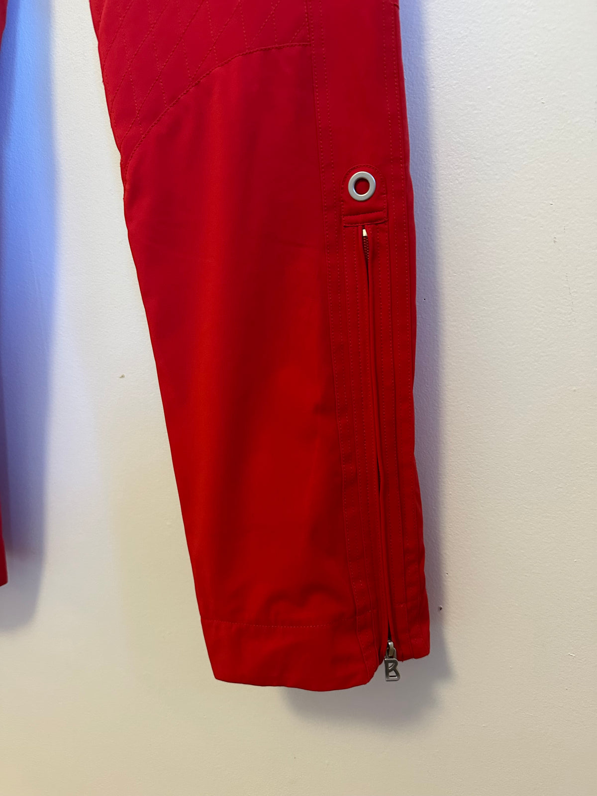 Bogner Red Belted Insulated Ski Snow Pants | Size 10