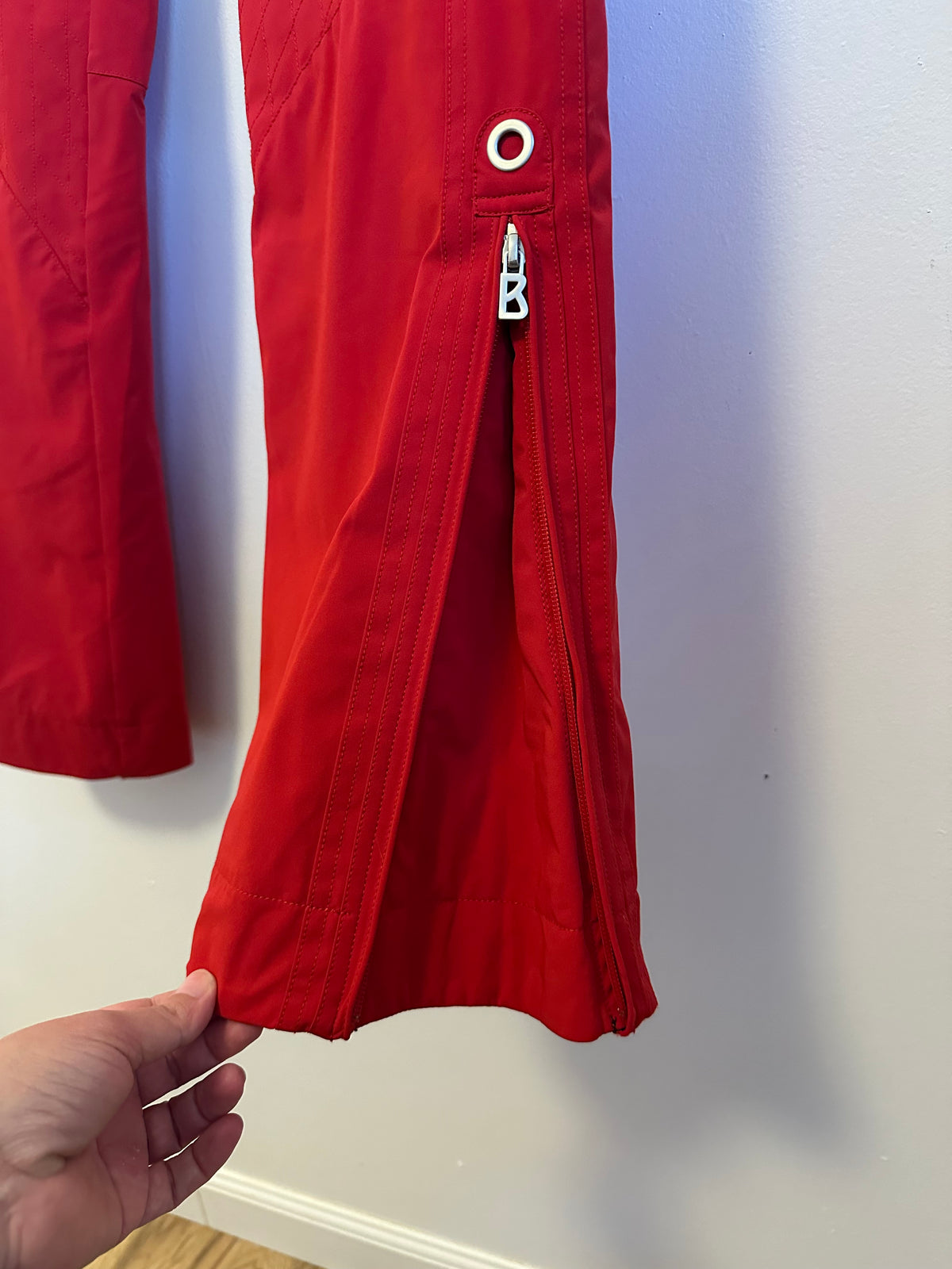 Bogner Red Belted Insulated Ski Snow Pants | Size 10