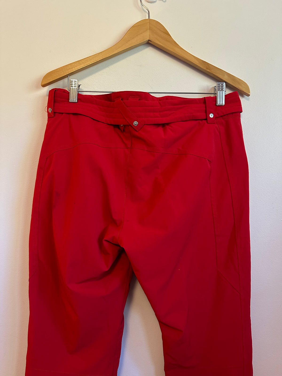 Bogner Red Belted Insulated Ski Snow Pants | Size 10