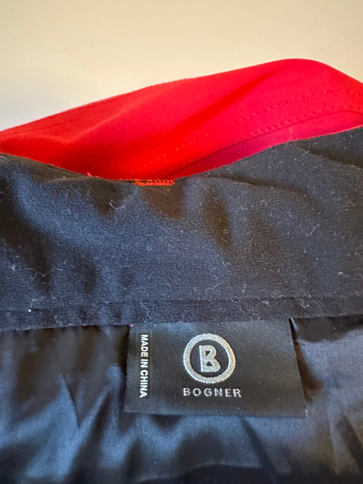 Bogner Red Belted Insulated Ski Snow Pants | Size 10