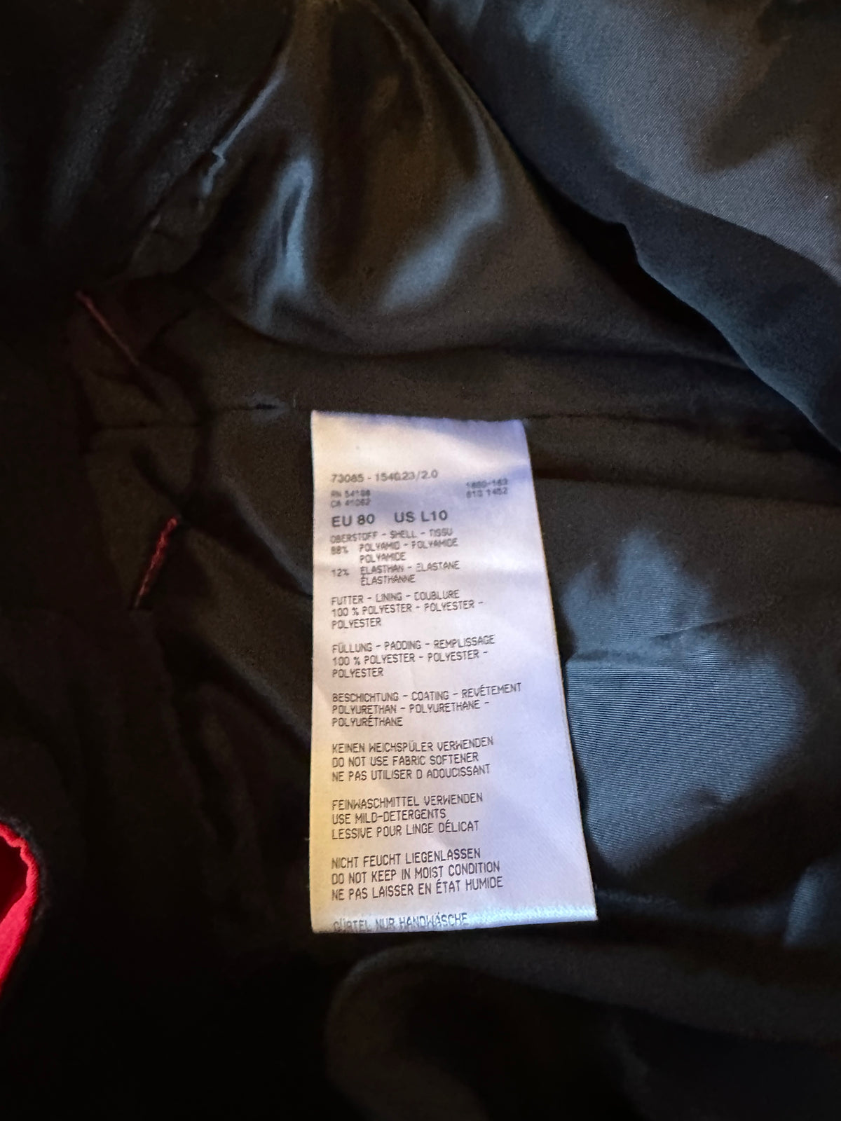 Bogner Red Belted Insulated Ski Snow Pants | Size 10