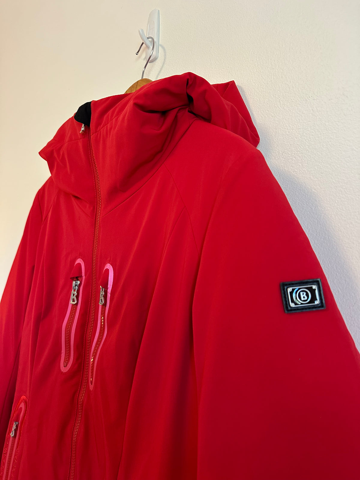 Bogner Red Down Puffer Ski Jacket | Size 10