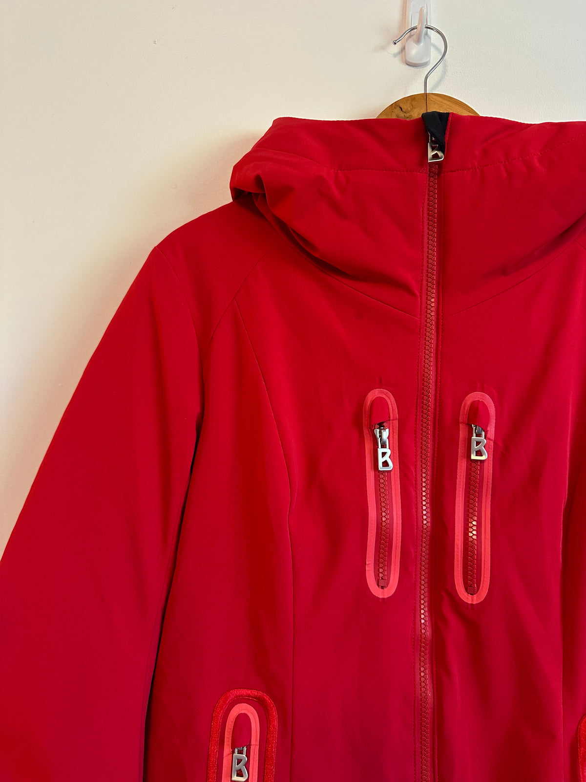 Bogner Red Down Puffer Ski Jacket | Size 10