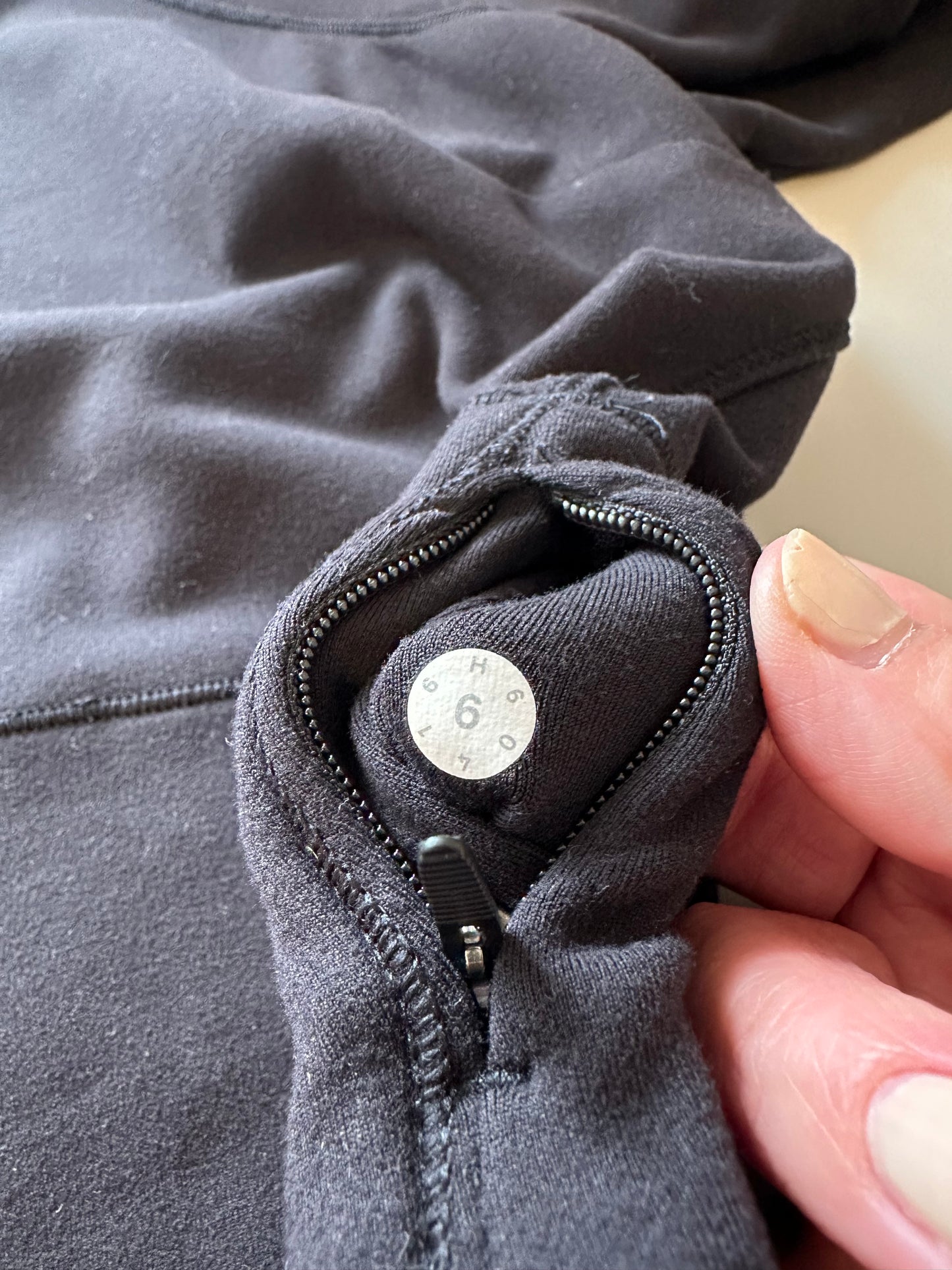 Lululemon Black Hill and Valley Mock Neck Long Sleeve Shirt | Size 6