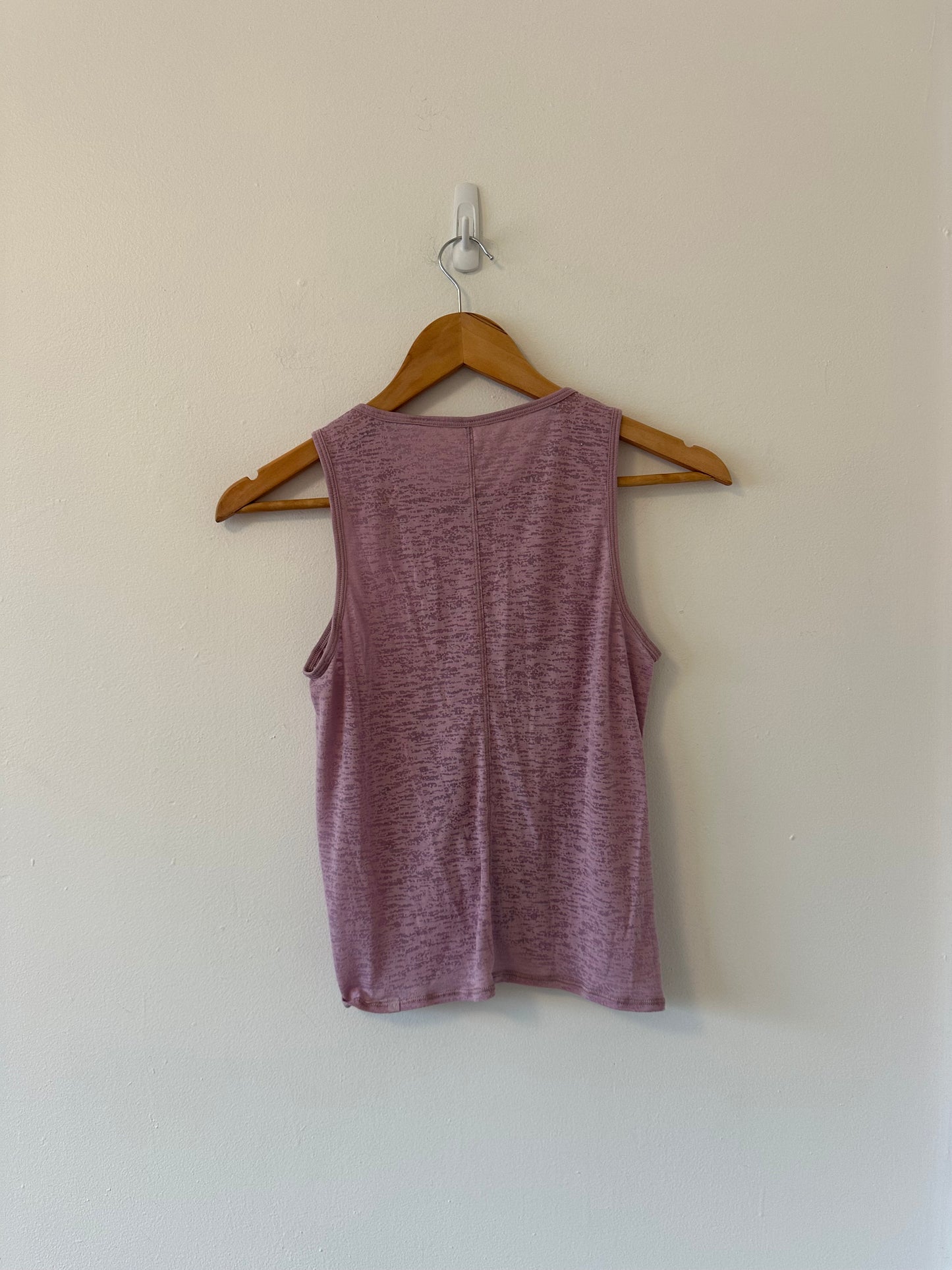 Lululemon Breeze Through Twist Tank in Sheer Rose Blush