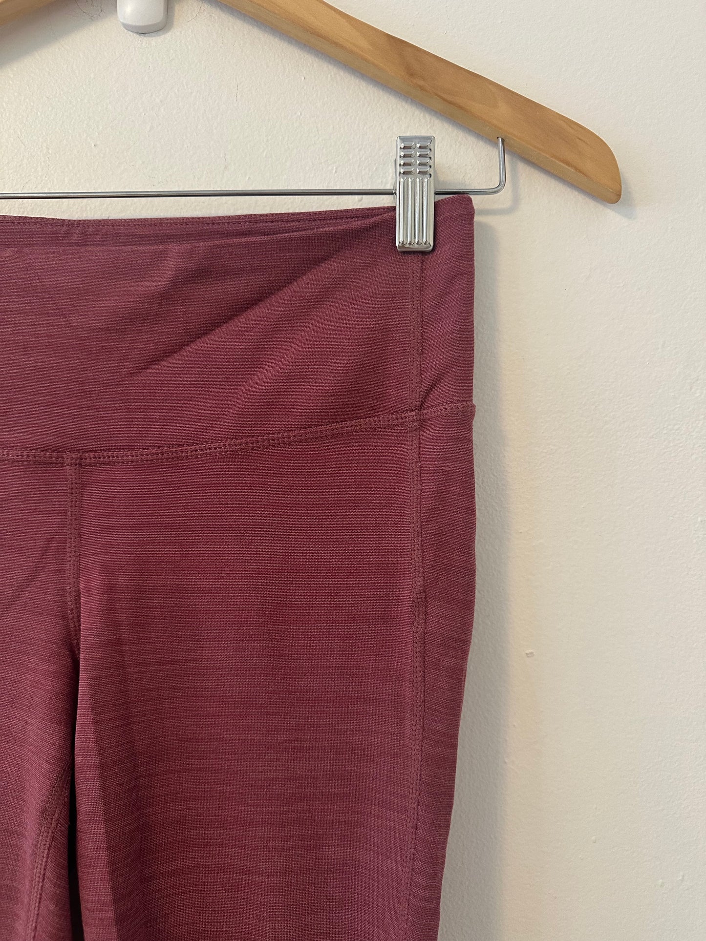 Athleta High Waist Dark Rose Pink Leggings | Size XS