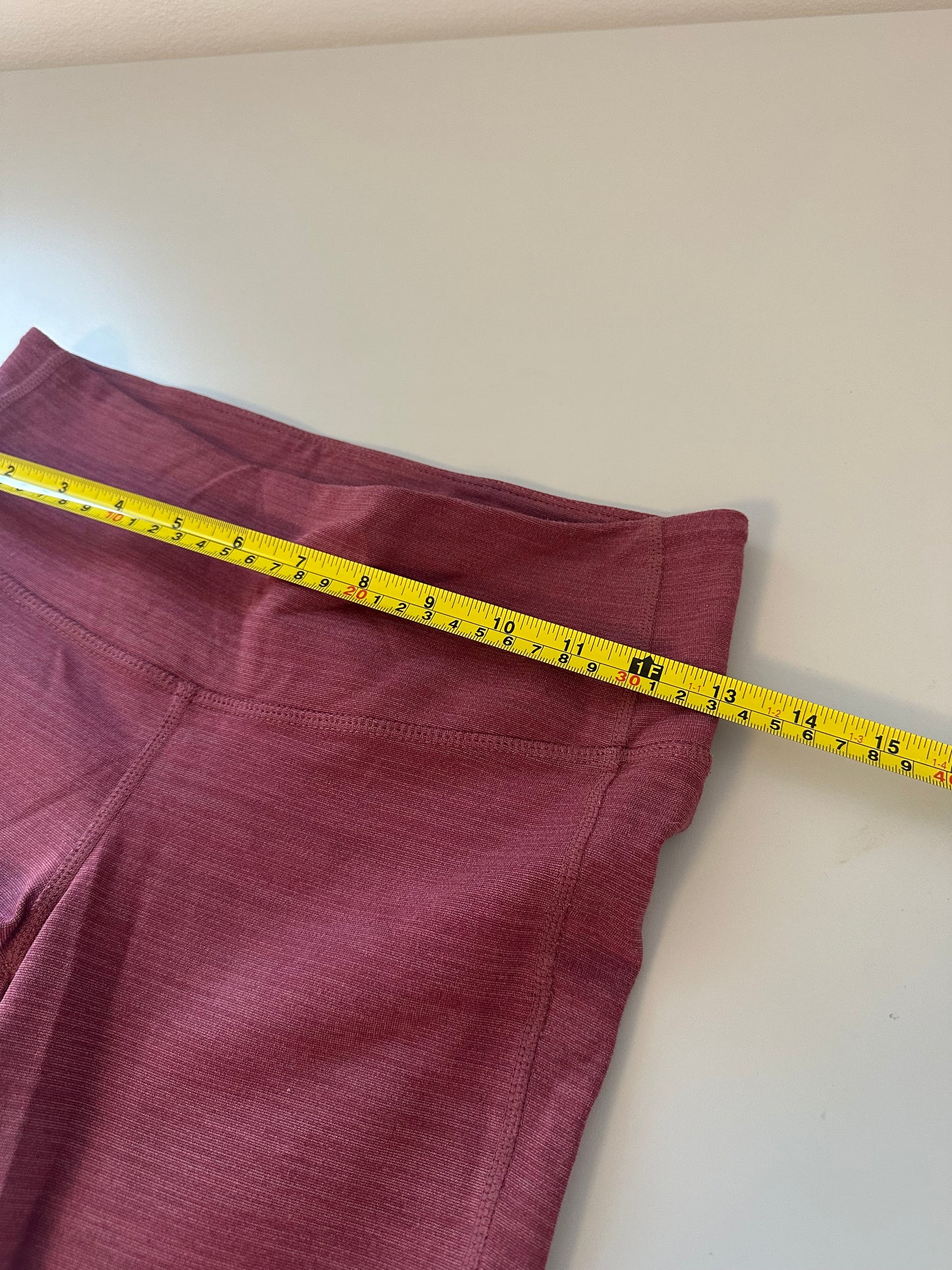 Athleta High Waist Dark Rose Pink Leggings | Size XS