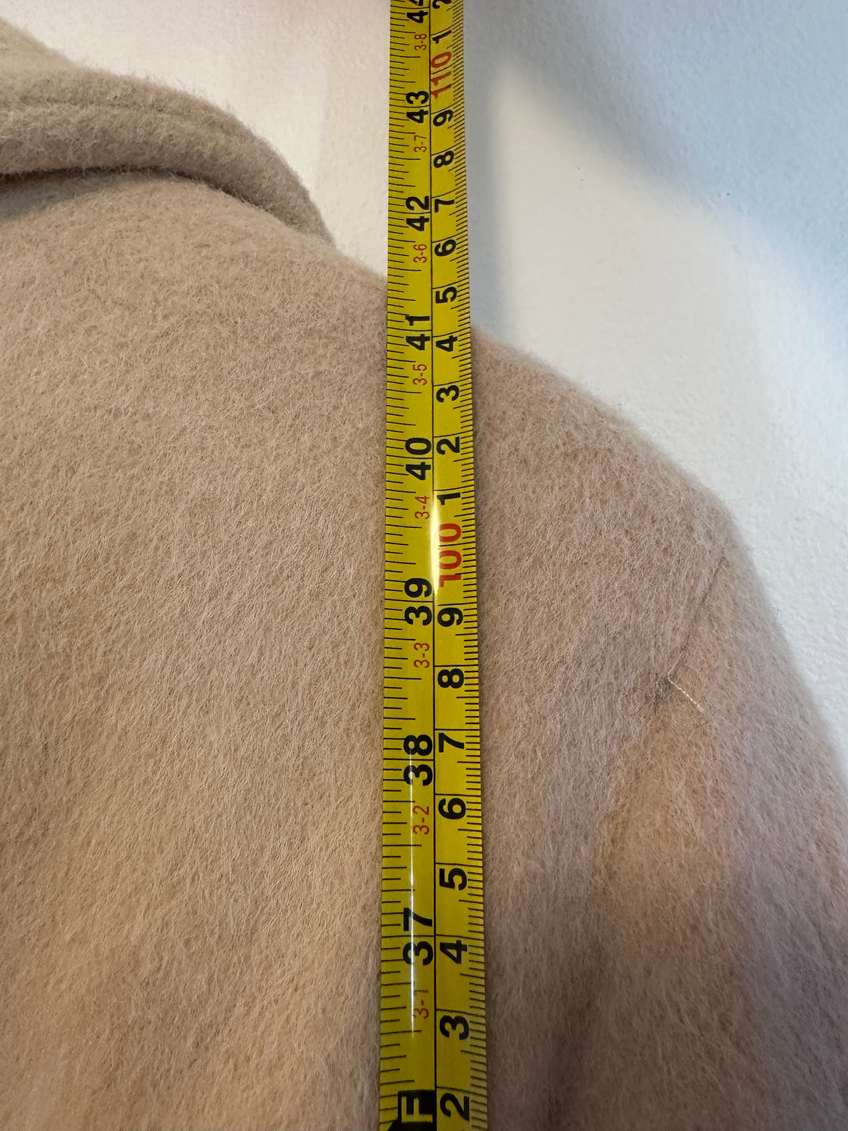 NWT Biancoghiaccio Light Camel Wrap Belted Coat | Size Large