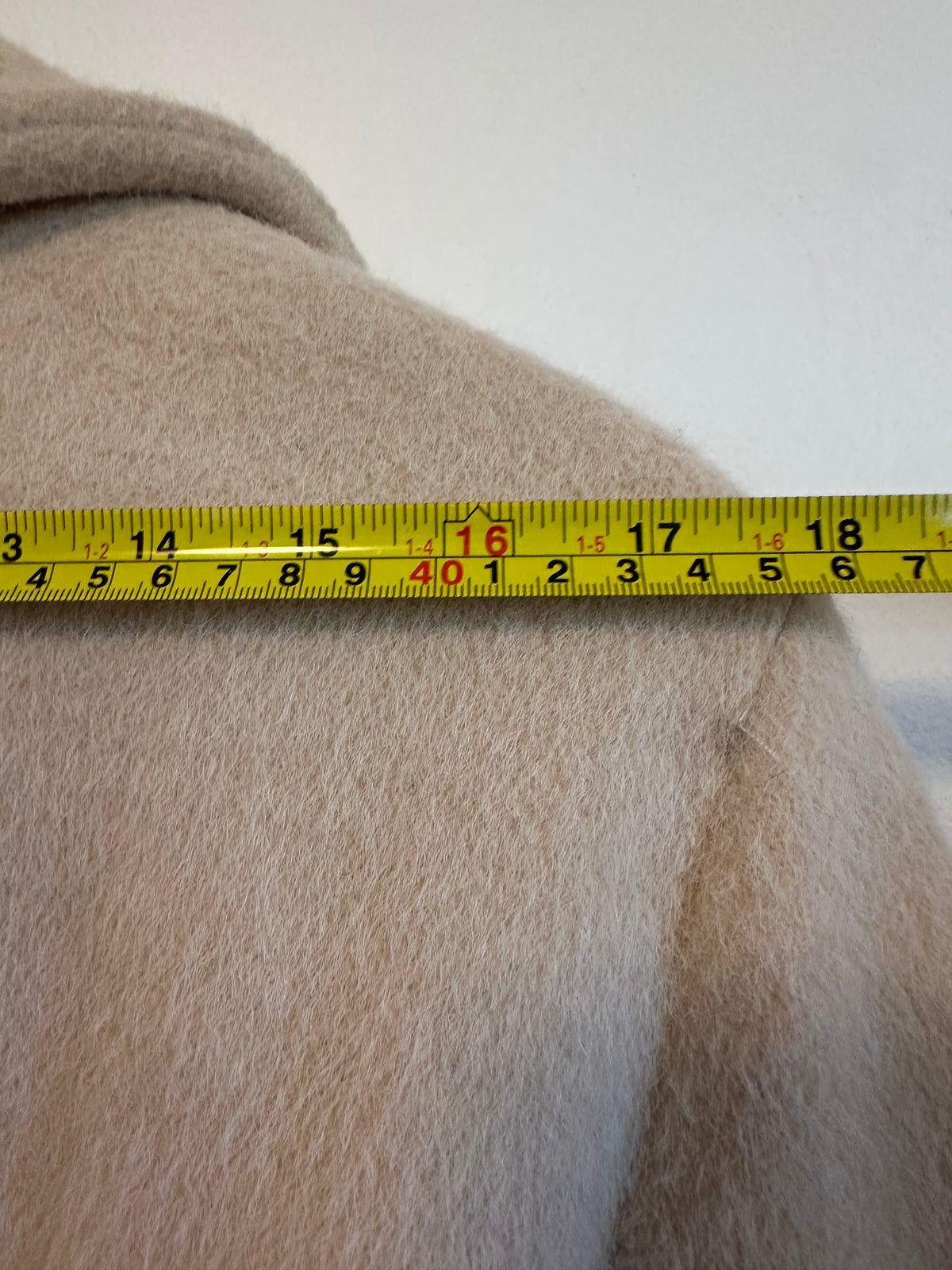 NWT Biancoghiaccio Light Camel Wrap Belted Coat | Size Large
