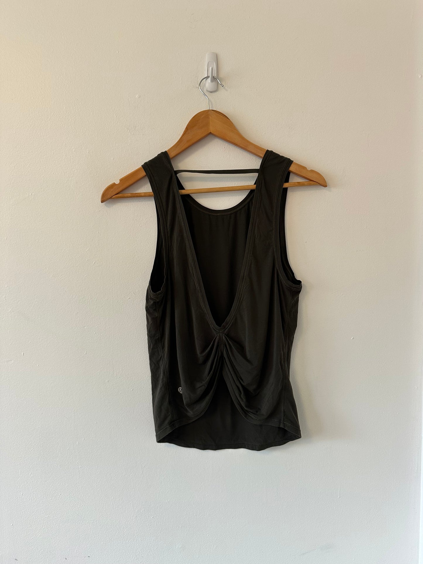 Lululemon Olive Green Flowy Sleeveless Tank Top