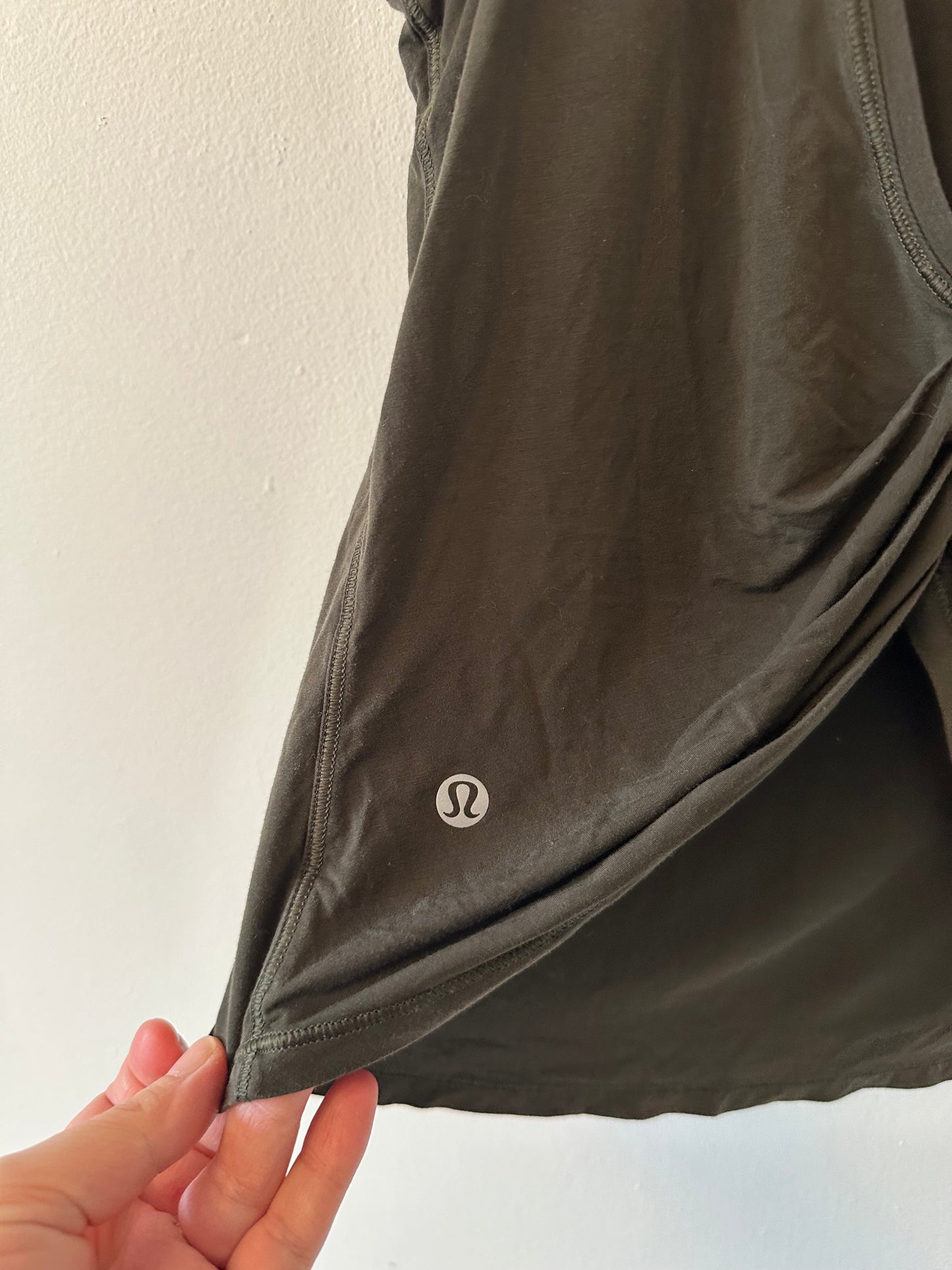 Lululemon Olive Green Flowy Sleeveless Tank Top