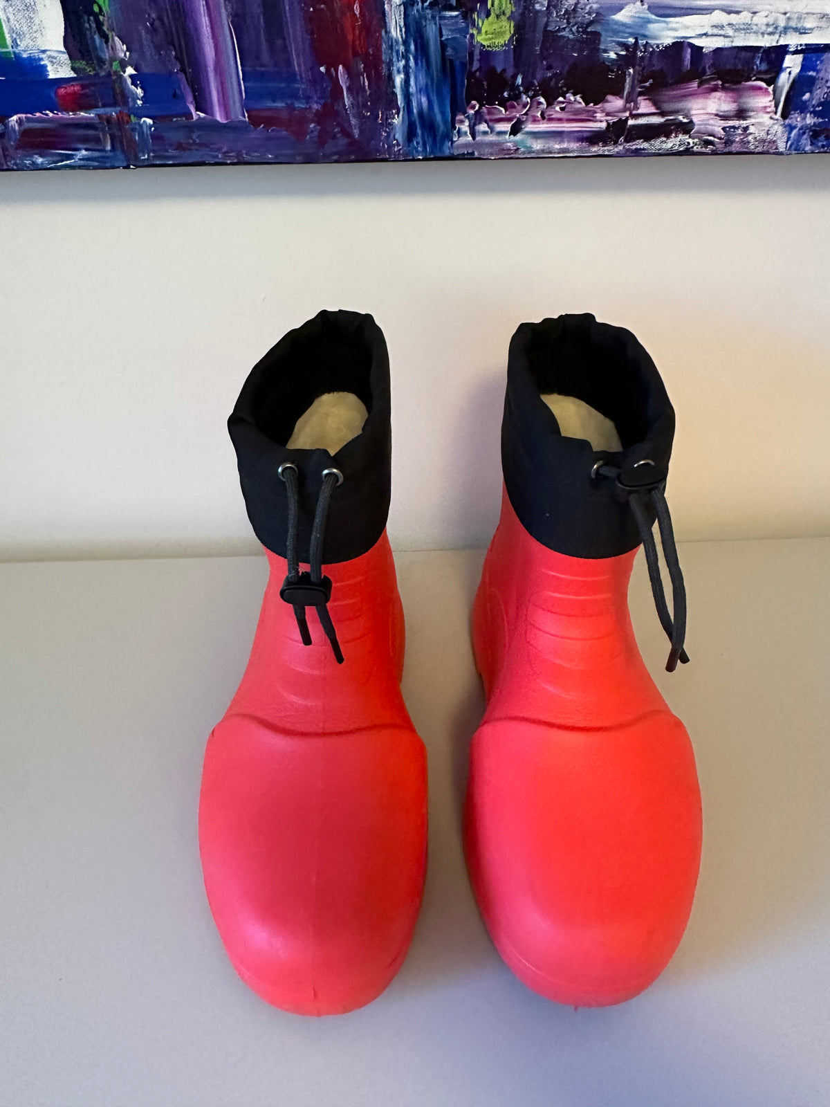 Fubuki Niseko 3.0 Low Neon Red Coral Winter Snow Boots | Size 43