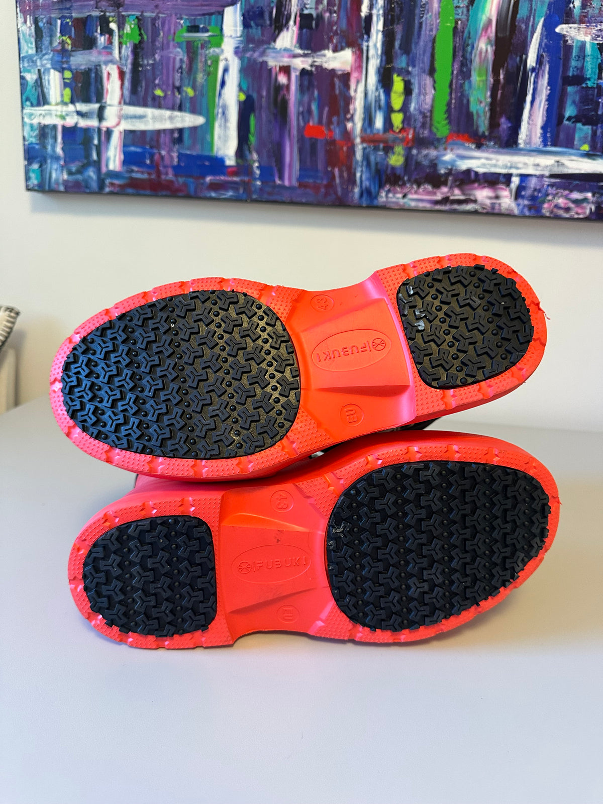 Fubuki Niseko 3.0 Low Neon Red Coral Winter Snow Boots | Size 43