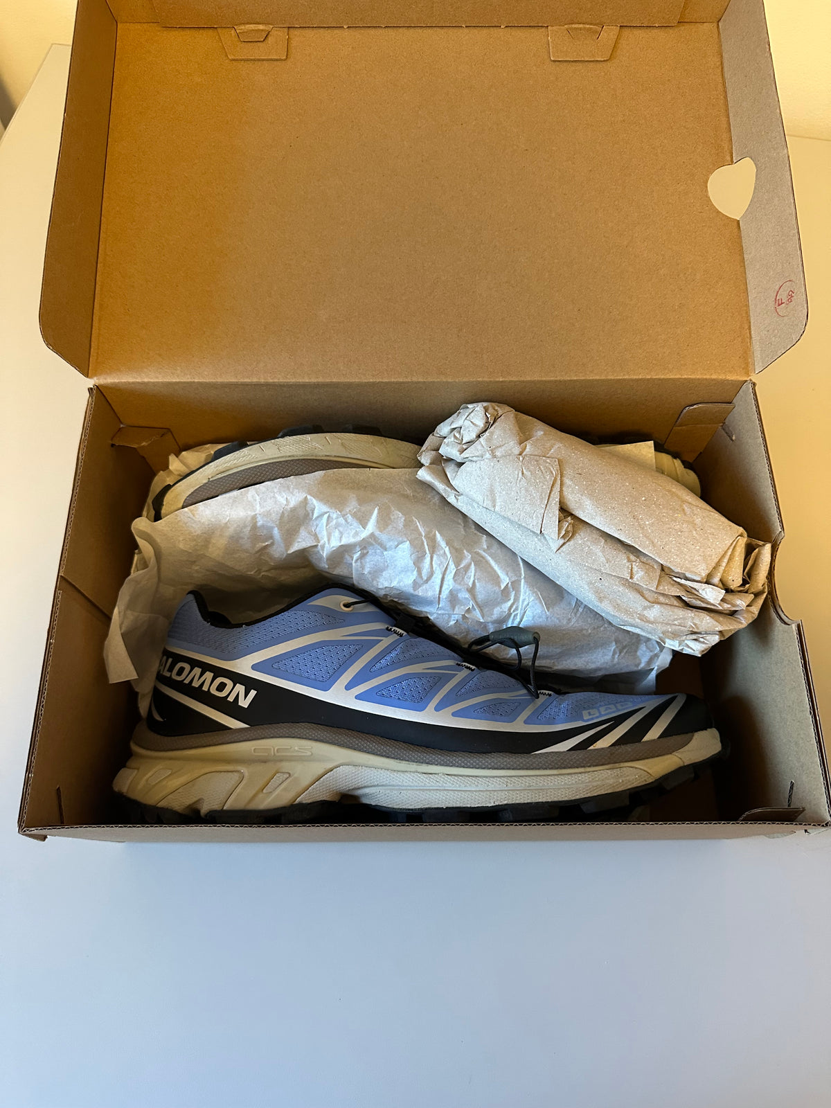 Salomon S-Lab XT-6 Soft Ground Blue and Silver Trail Running Shoes | Size 9