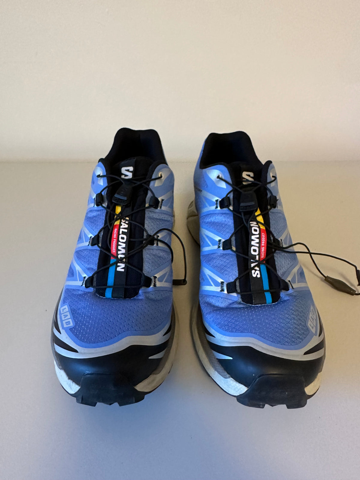 Salomon S-Lab XT-6 Soft Ground Blue and Silver Trail Running Shoes | Size 9