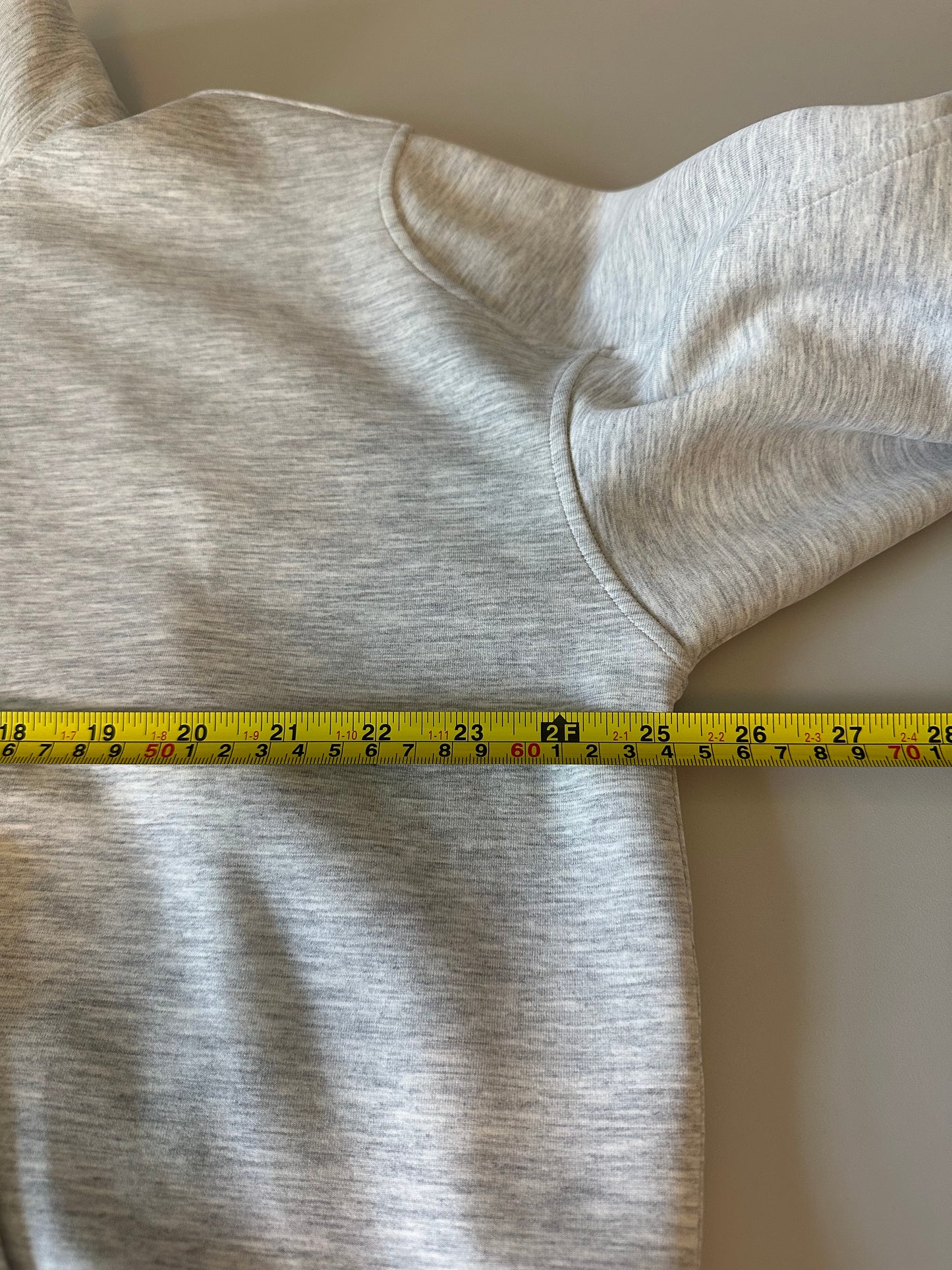 NWT Lululemon Brushed Softstreme Half Zip Pullover in Grey | Size 14
