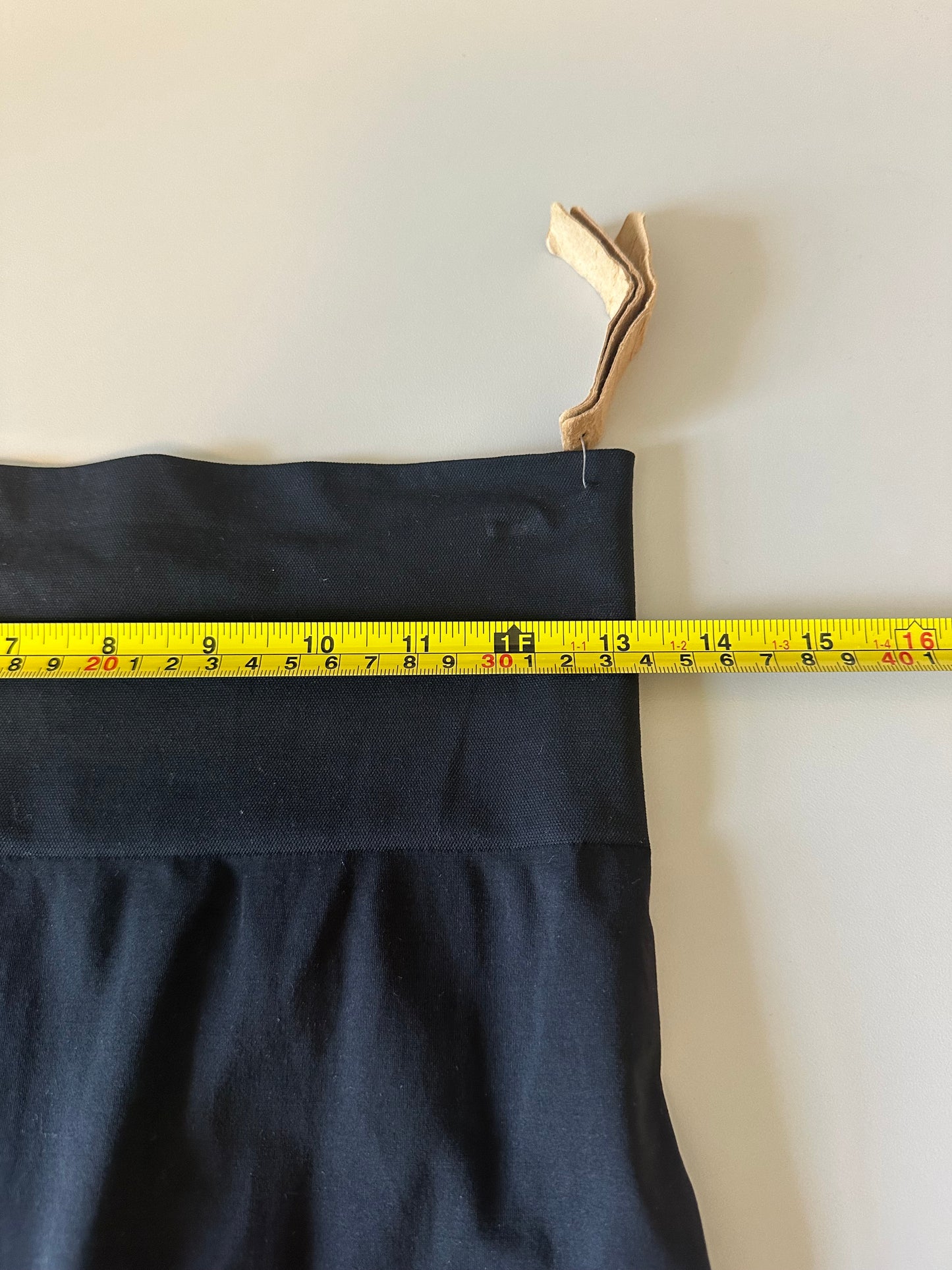NWT Skims Black Stretch Nylon High Waist Bodycon Maxi Skirt | Size Large