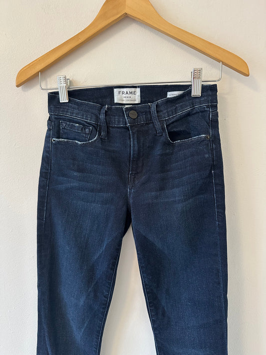 Frame Denim Le Skinny de Jeanne Crop Jeans | Size 25